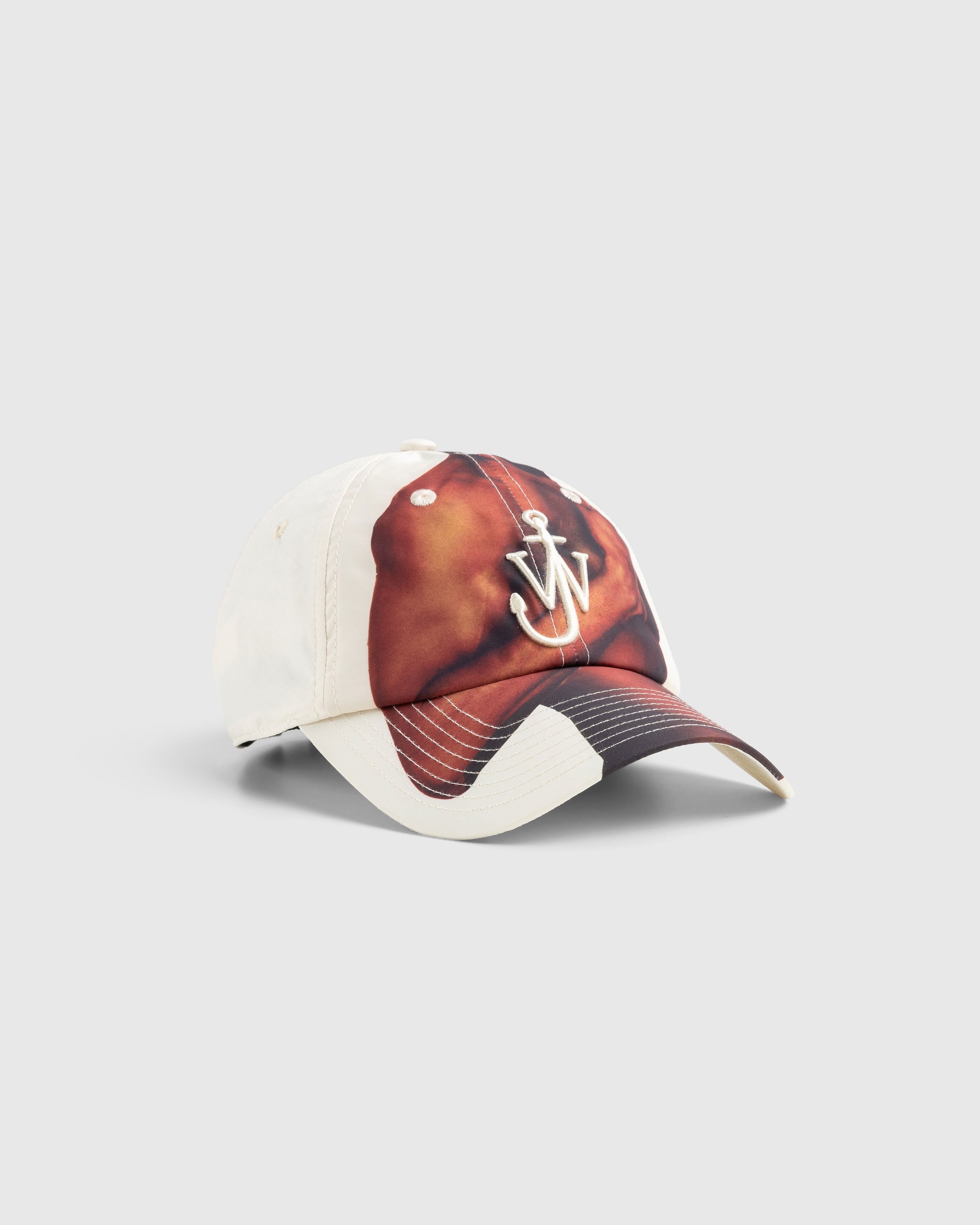 J.W. Anderson – Logo Embroidered Baseball Cap Off White - Hats - White - Image 1