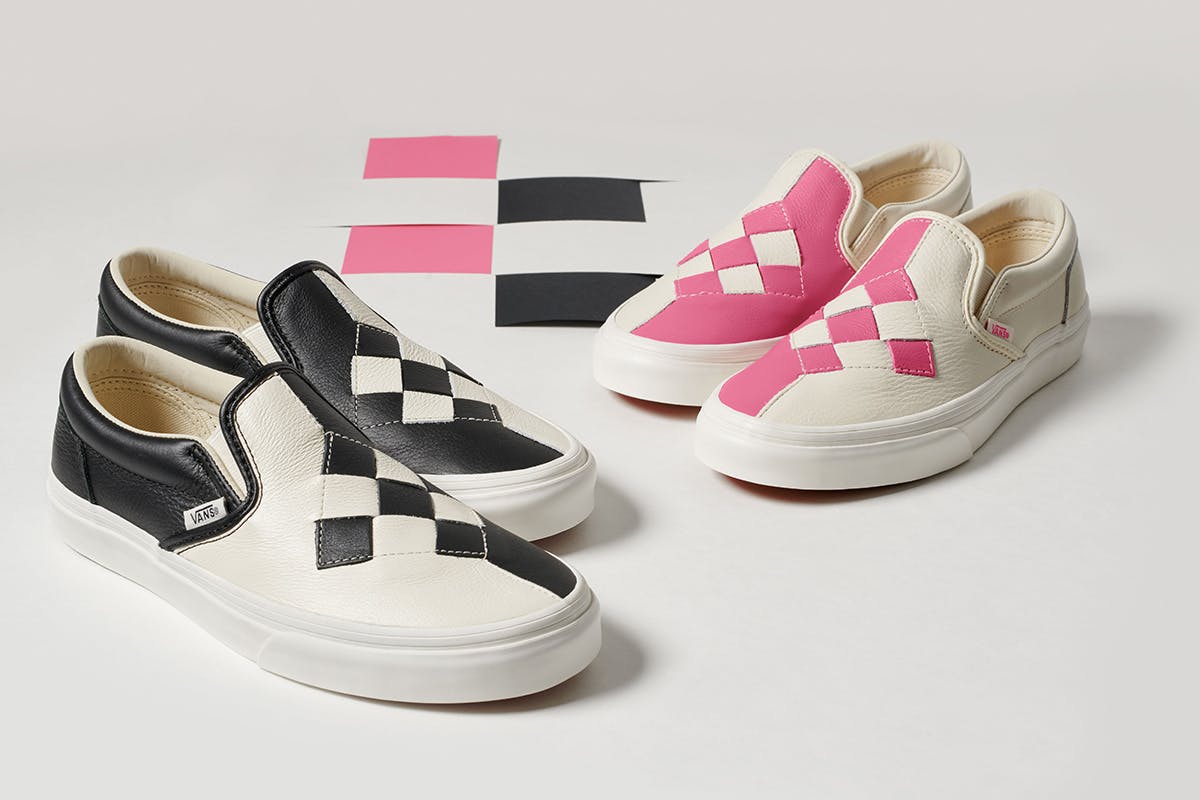 vans slip woven checkerboard release date price vans slip-on