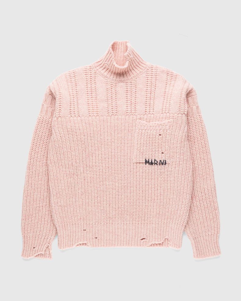 Wool Turtleneck Pink