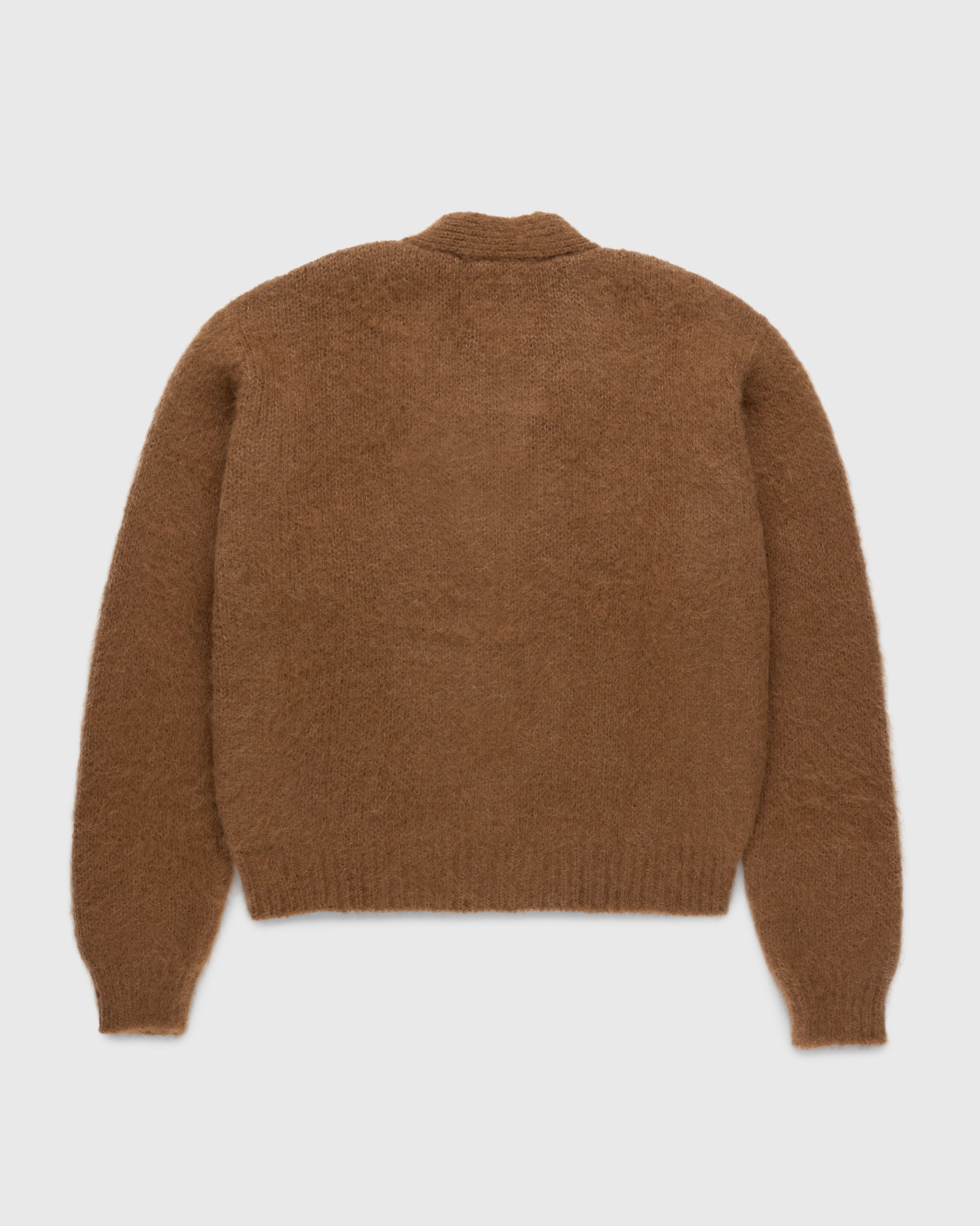 Highsnobiety HS05 – Brushed Alpaca Cardigan Brown - Knitwear - Brown - Image 2