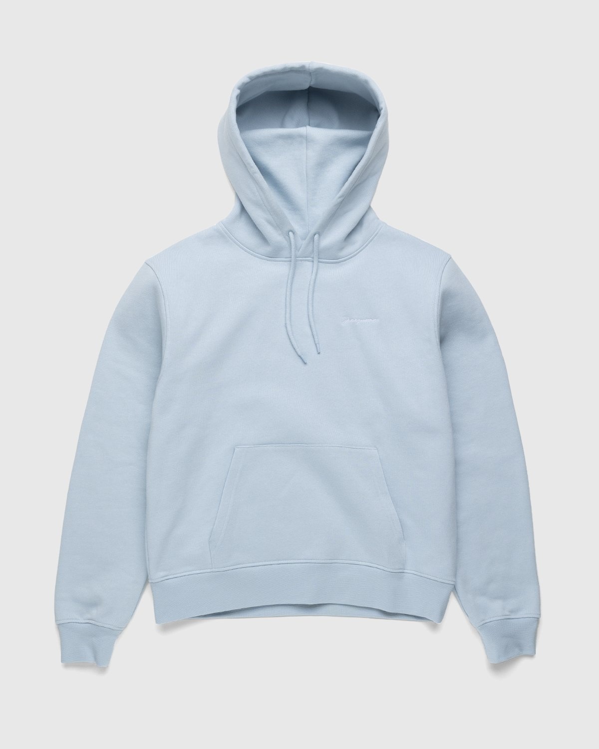 JACQUEMUS – Le Sweatshirt Brode Light Blue - Sweats - Blue - Image 1