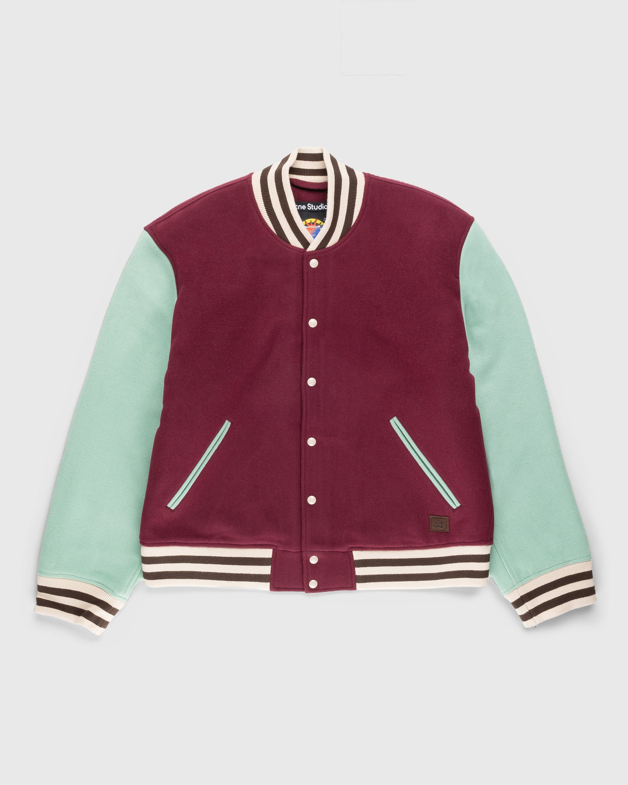 Acne Studios – Wool Varsity Jacket Red | Highsnobiety Shop