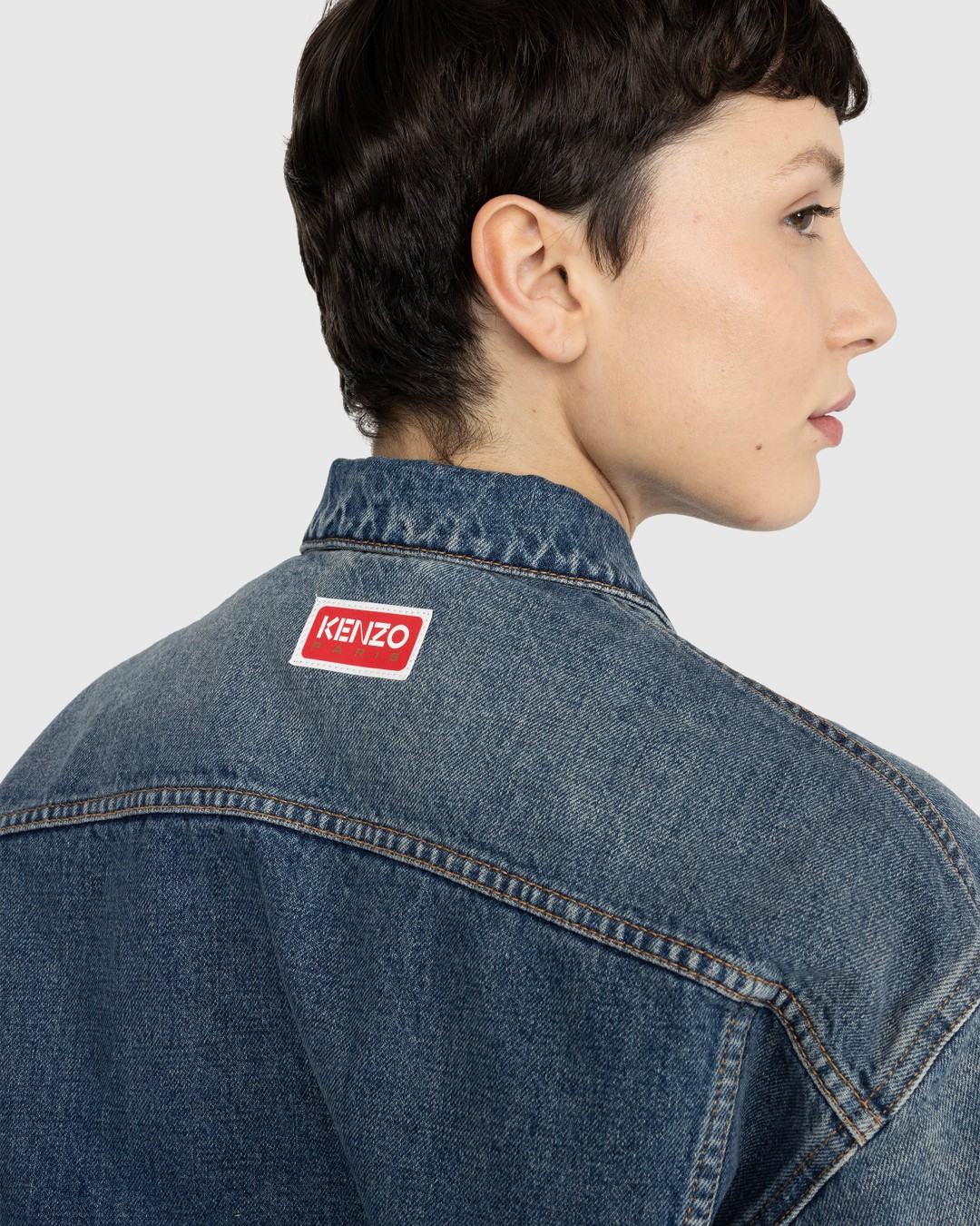Kenzo – Denim Trucker Jacket - Outerwear - Blue - Image 5