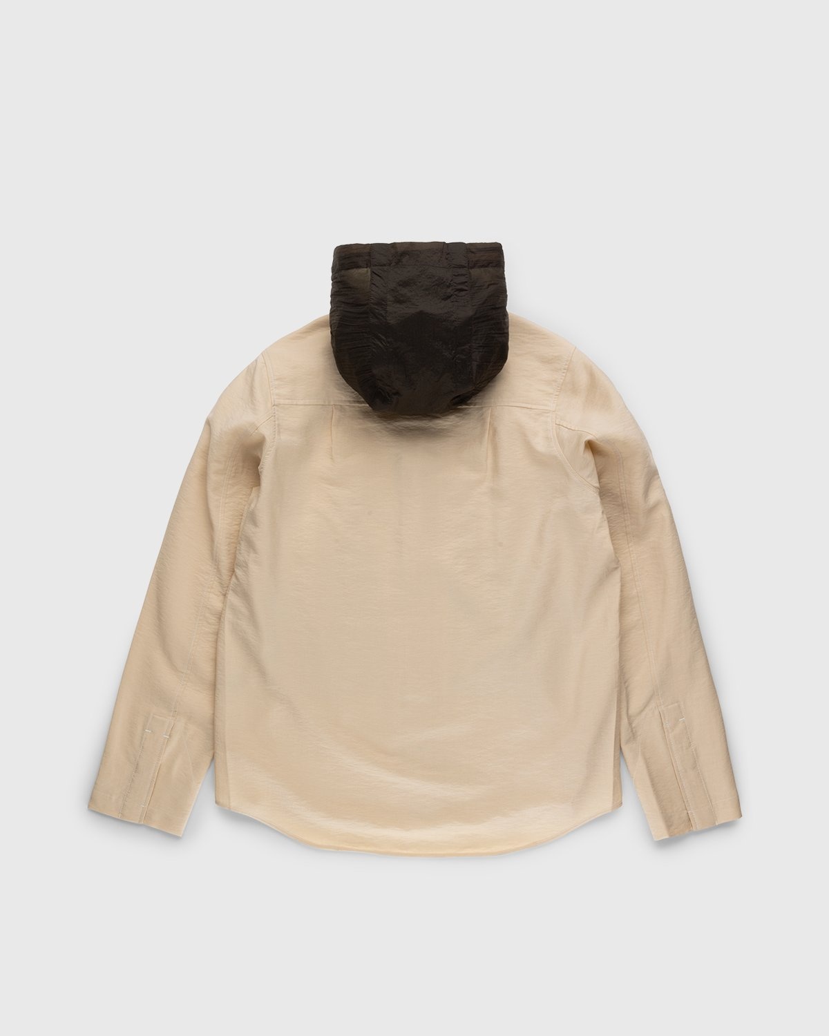 Arnar Mar Jonsson – Solarlag Hooded Shirt Melon/Chocolate - Outerwear - Beige - Image 2