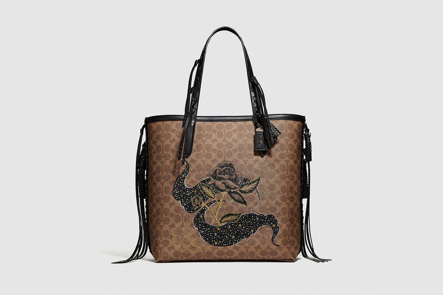 Tote 34 In Signature Canvas With Tattoo