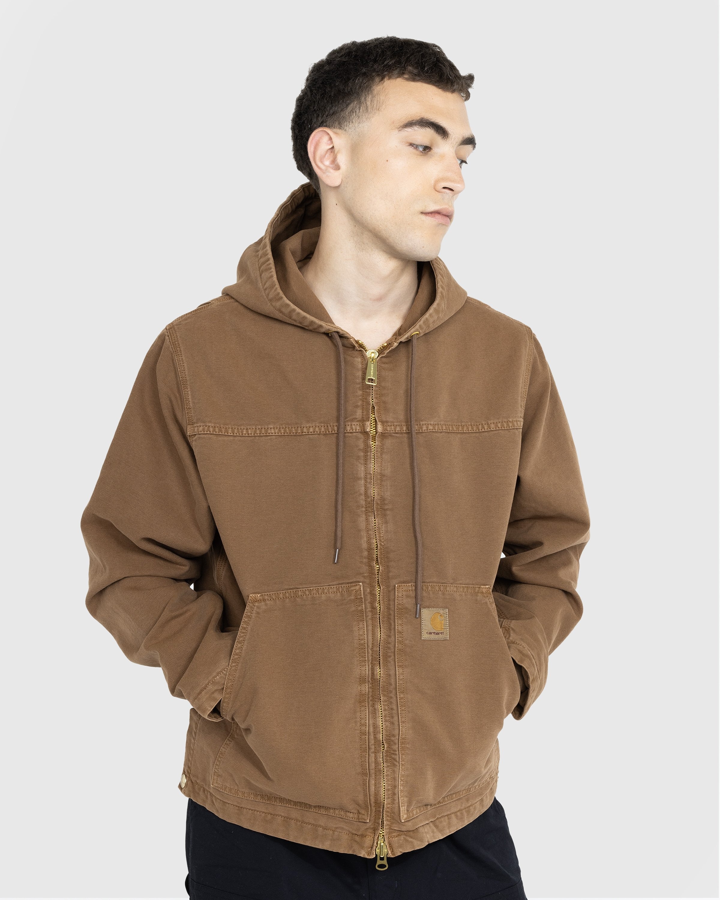Carhartt WIP – Arling Jacket Faded Tamarind - Outerwear - Brown - Image 2