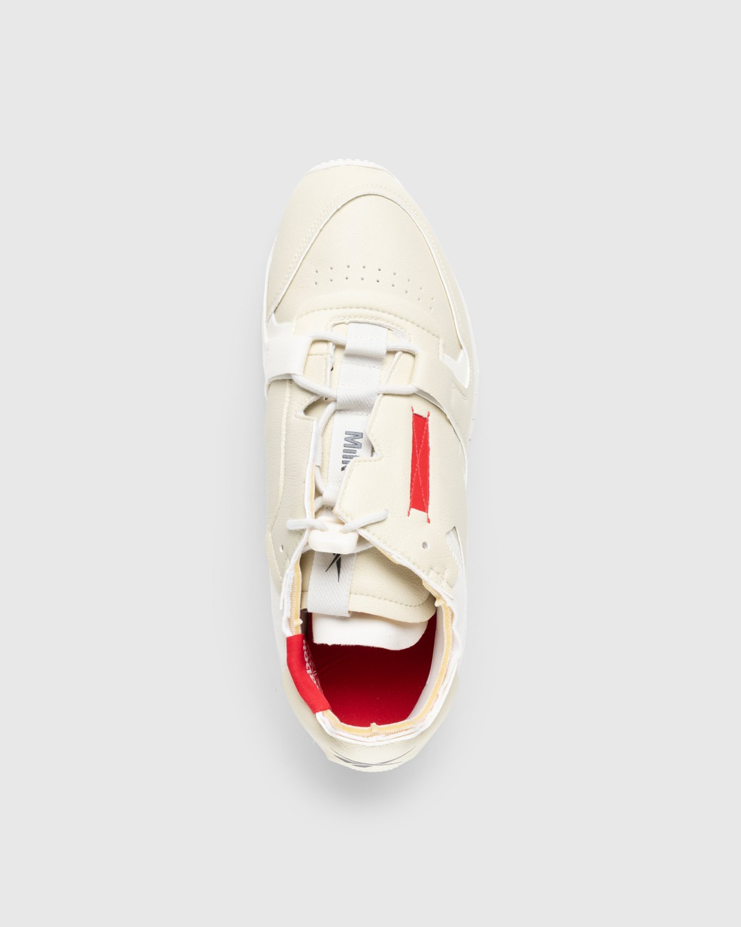 Reebok x Milk Makeup – Club C 85 Vegan Vintage Chalk/Vector Red/Core Black - Sneakers - Beige - Image 5