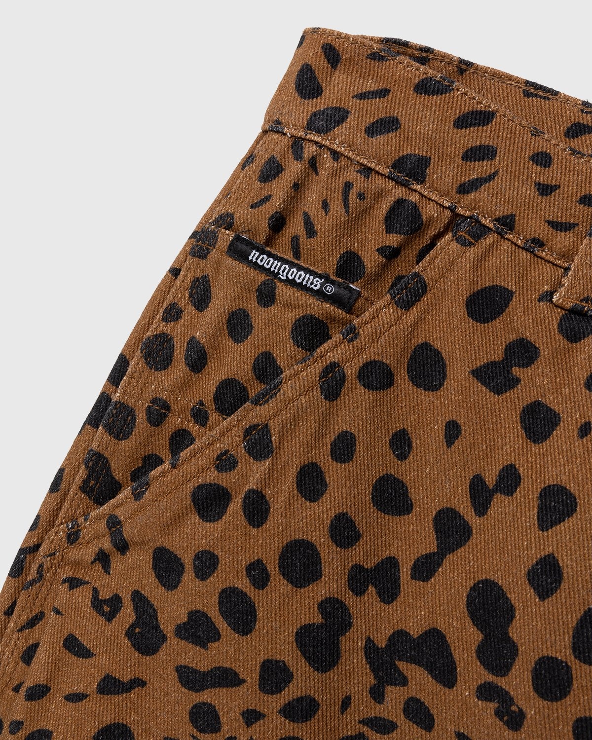 Noon Goons – Go Leopard Denim Pant Brown - Pants - Brown - Image 7