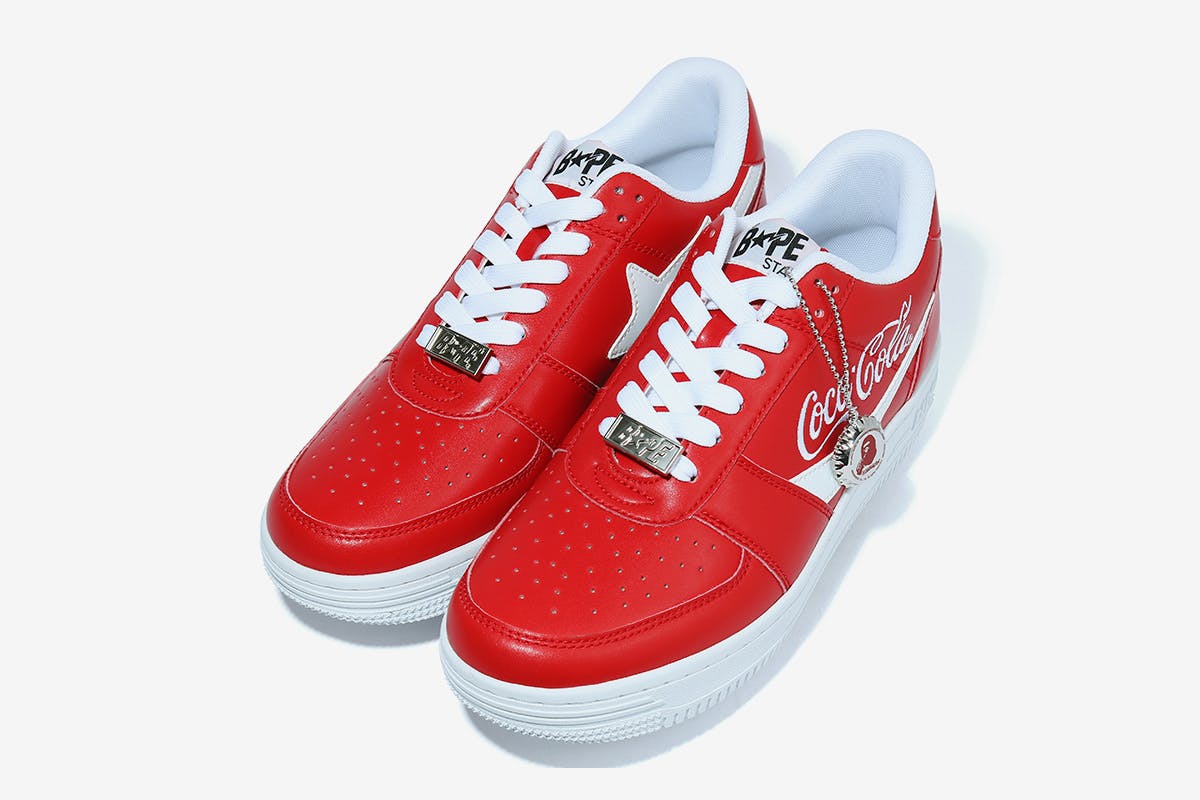 bapesta coca-cola red product shot