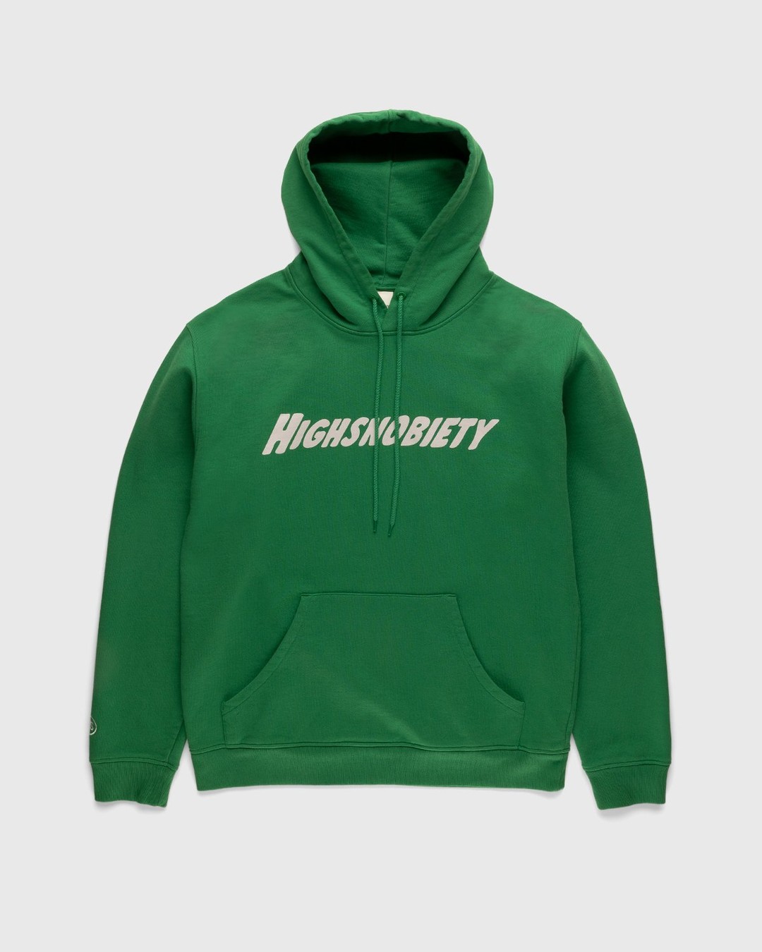 Highsnobiety – Logo Hoodie Green - Hoodies - Green - Image 1