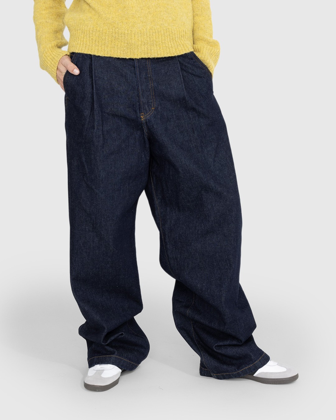 Dries van Noten – Penning Pants Indigo - Pants - Blue - Image 2