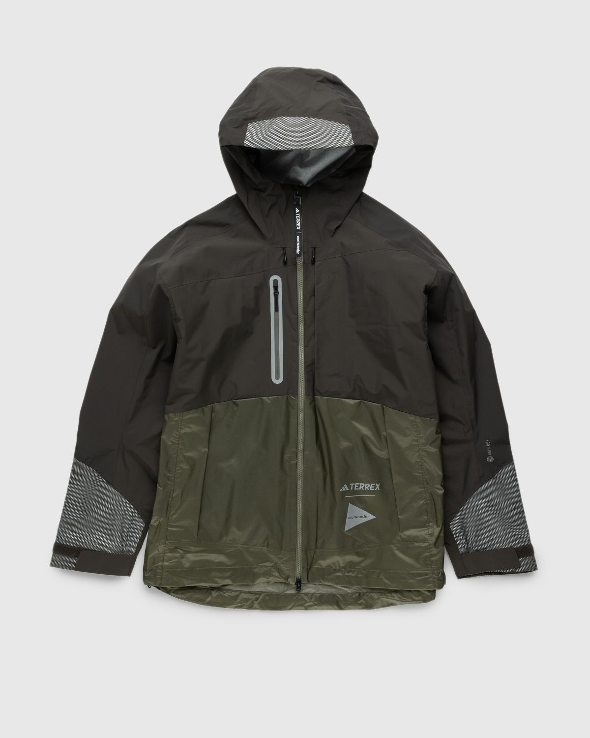 adidas Terrex x And Wander – Xploric RAIN.RDY Jacket Shadow Olive/Olive  Strata | Highsnobiety Shop