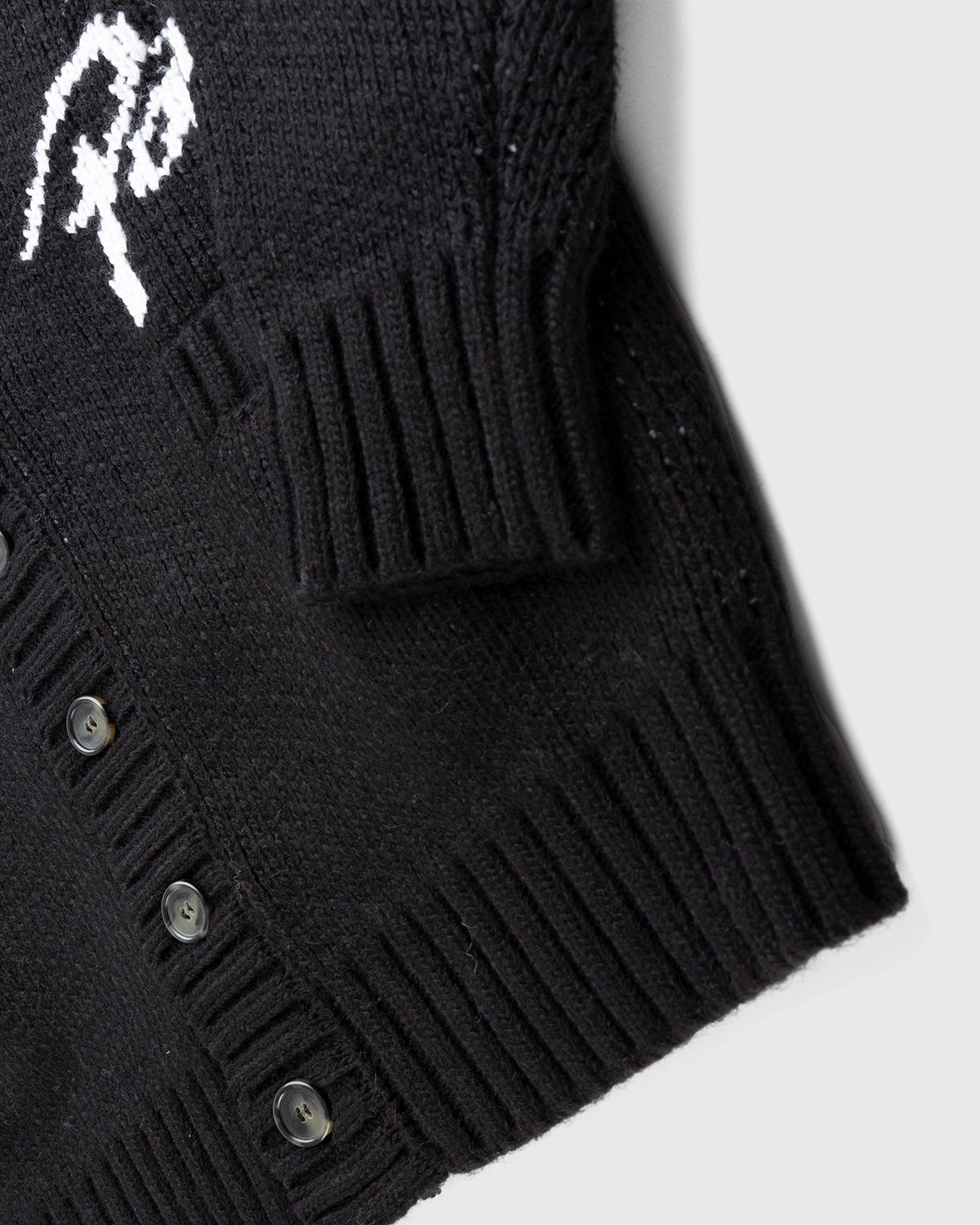 Patta – Roses Knitted Cardigan Black - Knitwear - Black - Image 4