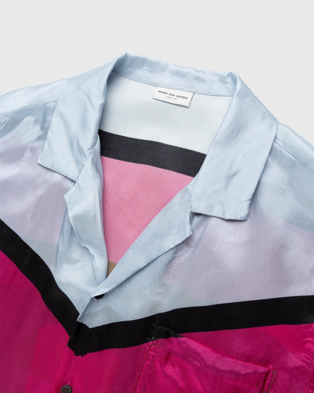 Dries van Noten – Carltone Shirt Khaki - Shirts - Green - Image 3