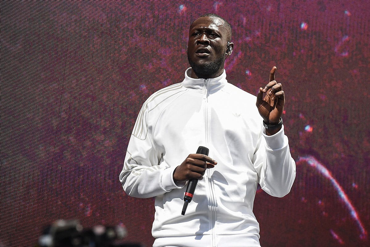 Stormzy performing
