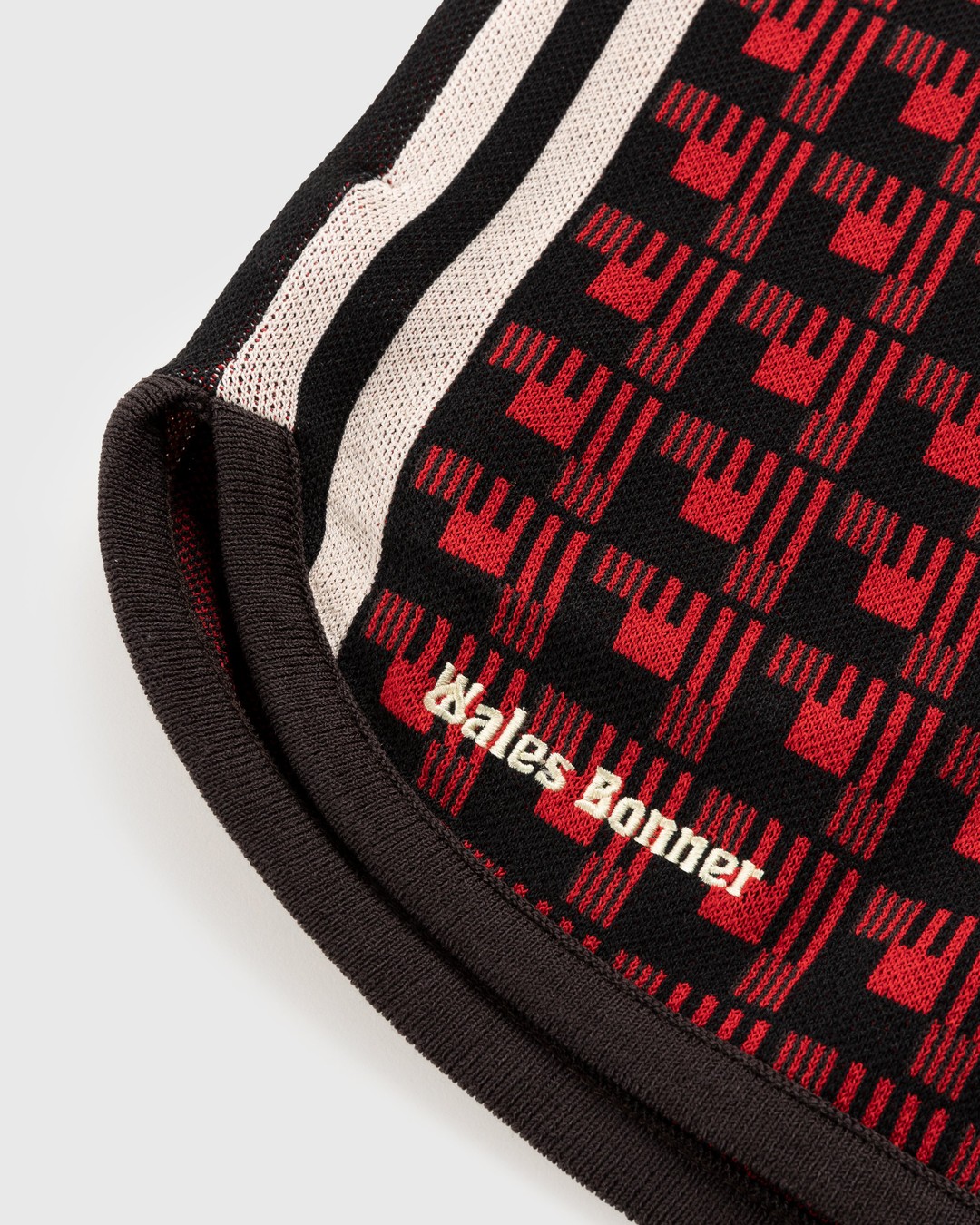 Adidas x Wales Bonner – WB Knit Shorts Scarlet/Black - Shorts - Red - Image 3