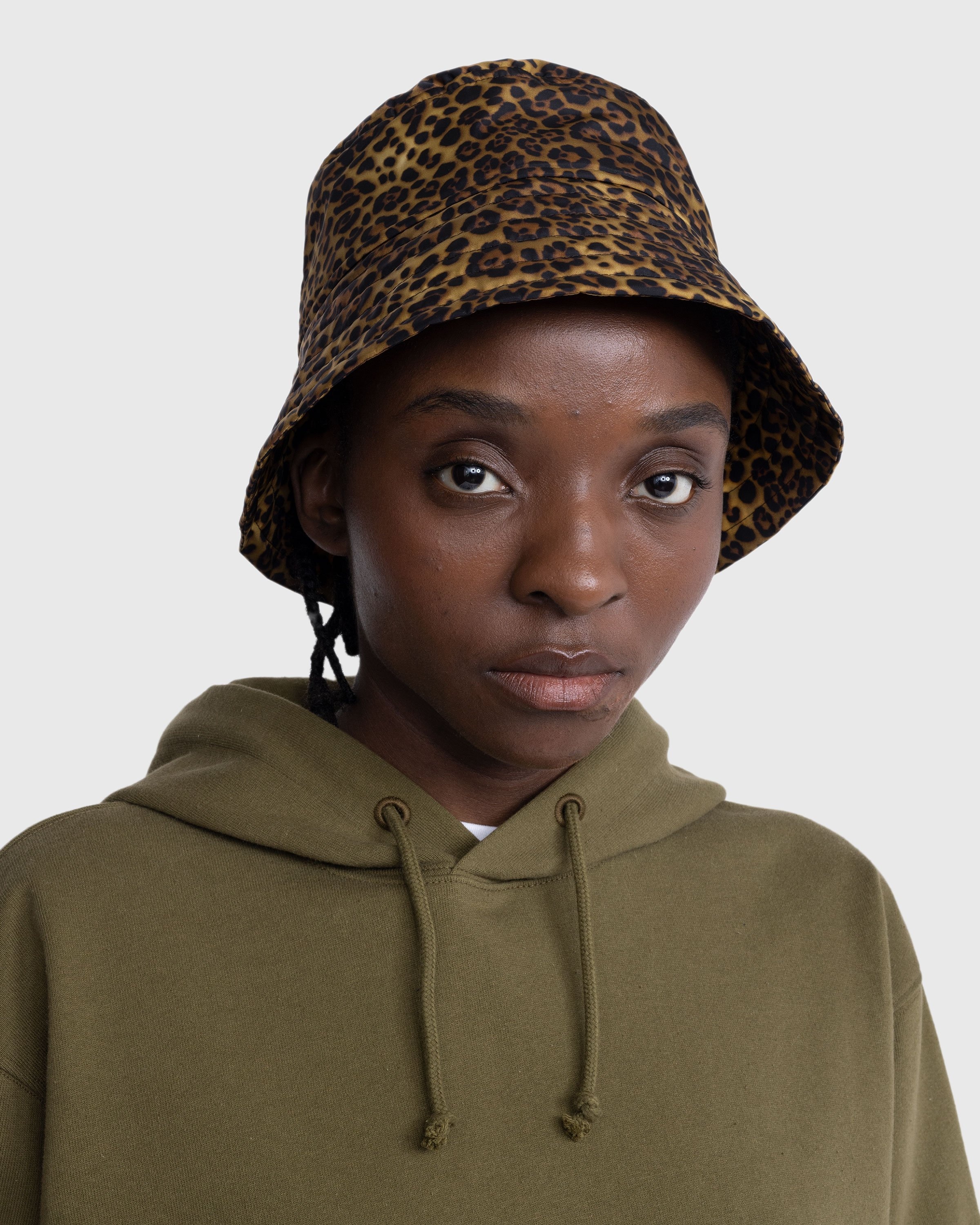 Dries van Noten – Gilly Hat Dessin A - Hats - Brown - Image 2