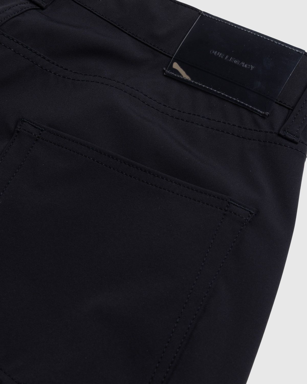 Our Legacy – Formal Cut Black Muted Scuba - Pants - Black - Image 5