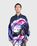 Gerrit Jacob – Printed Denim Jacket Navy/Lilac - Outerwear - Purple - Image 2