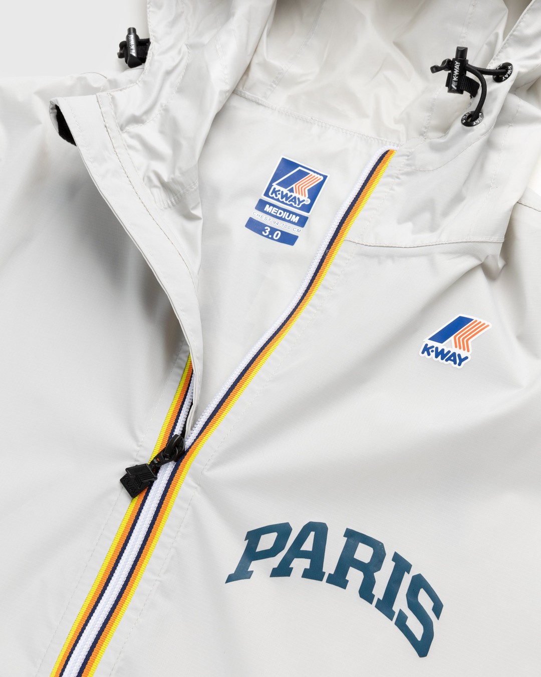 K-Way x Highsnobiety – Not In Paris 4 Le Vrai Claude 3.0 Jacket Grey - Outerwear - Grey - Image 4