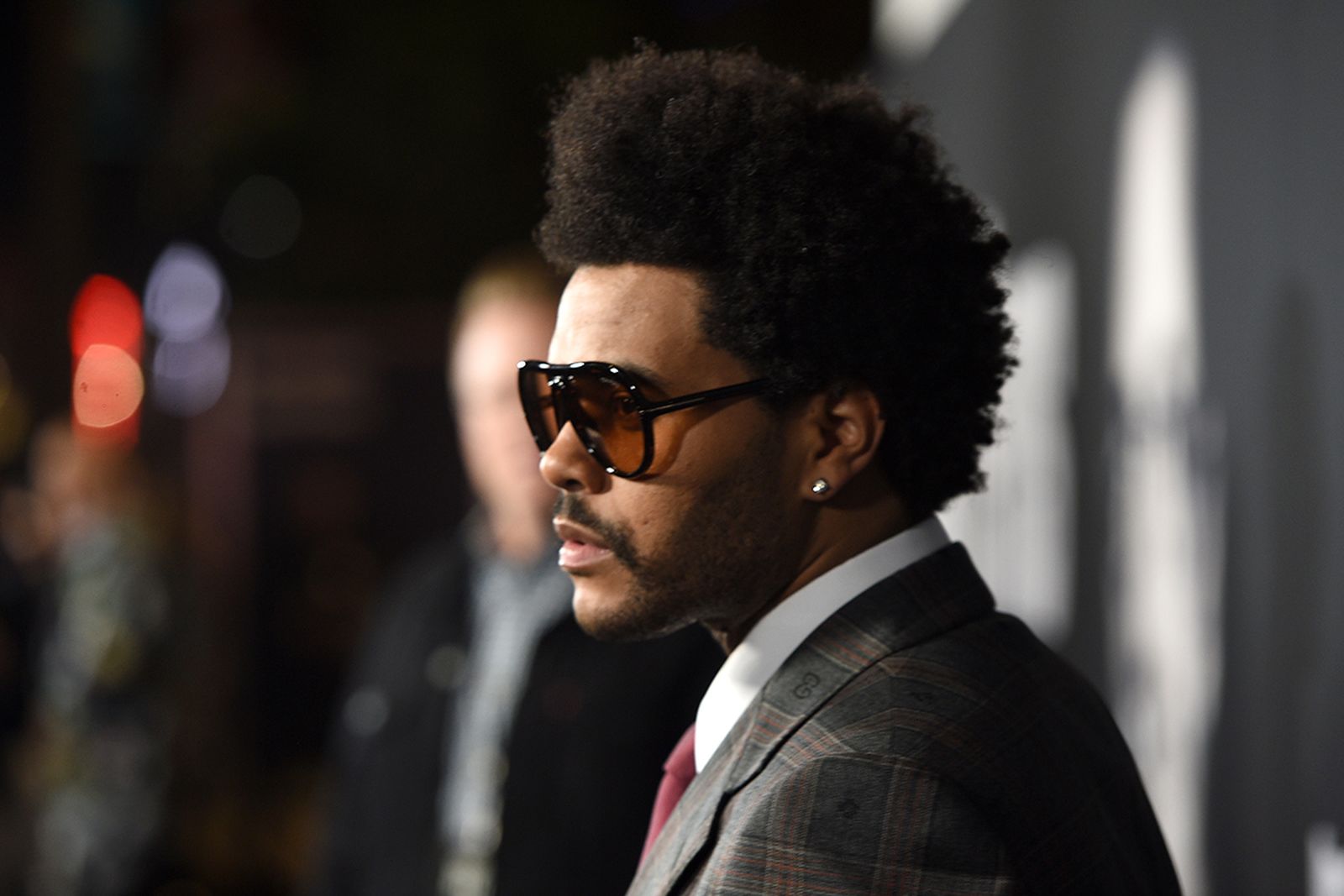 The Weeknd sunglasses suit