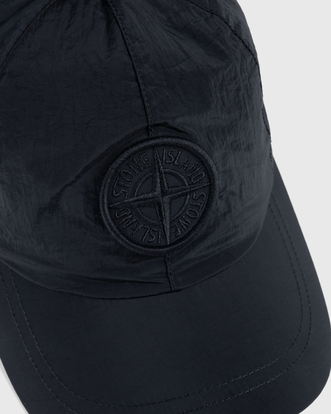 Stone Island – Six Panel Cap Black - Hats - Black - Image 4