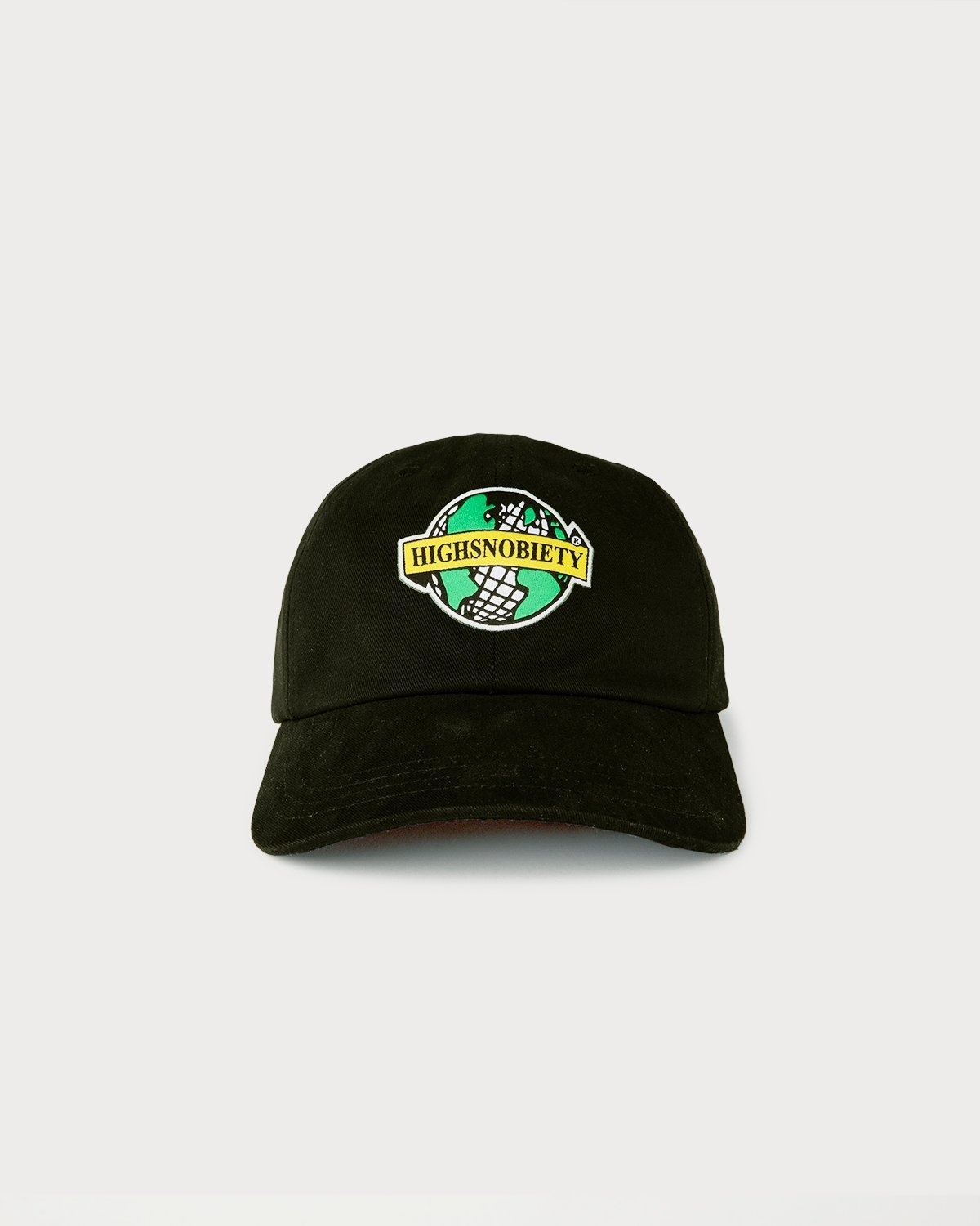 Highsnobiety – L'as du fallafel Logo Cap Black - Hats - Black - Image 1