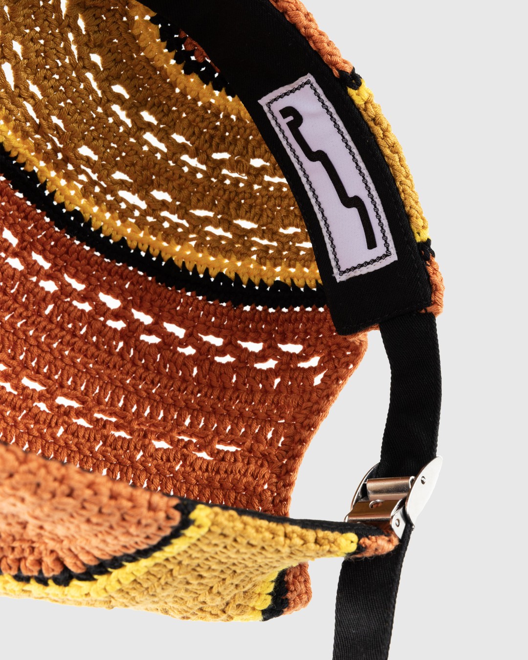 SSU – Crochet Baseball Cap Hobo Burnt Orange - Hats - Orange - Image 5