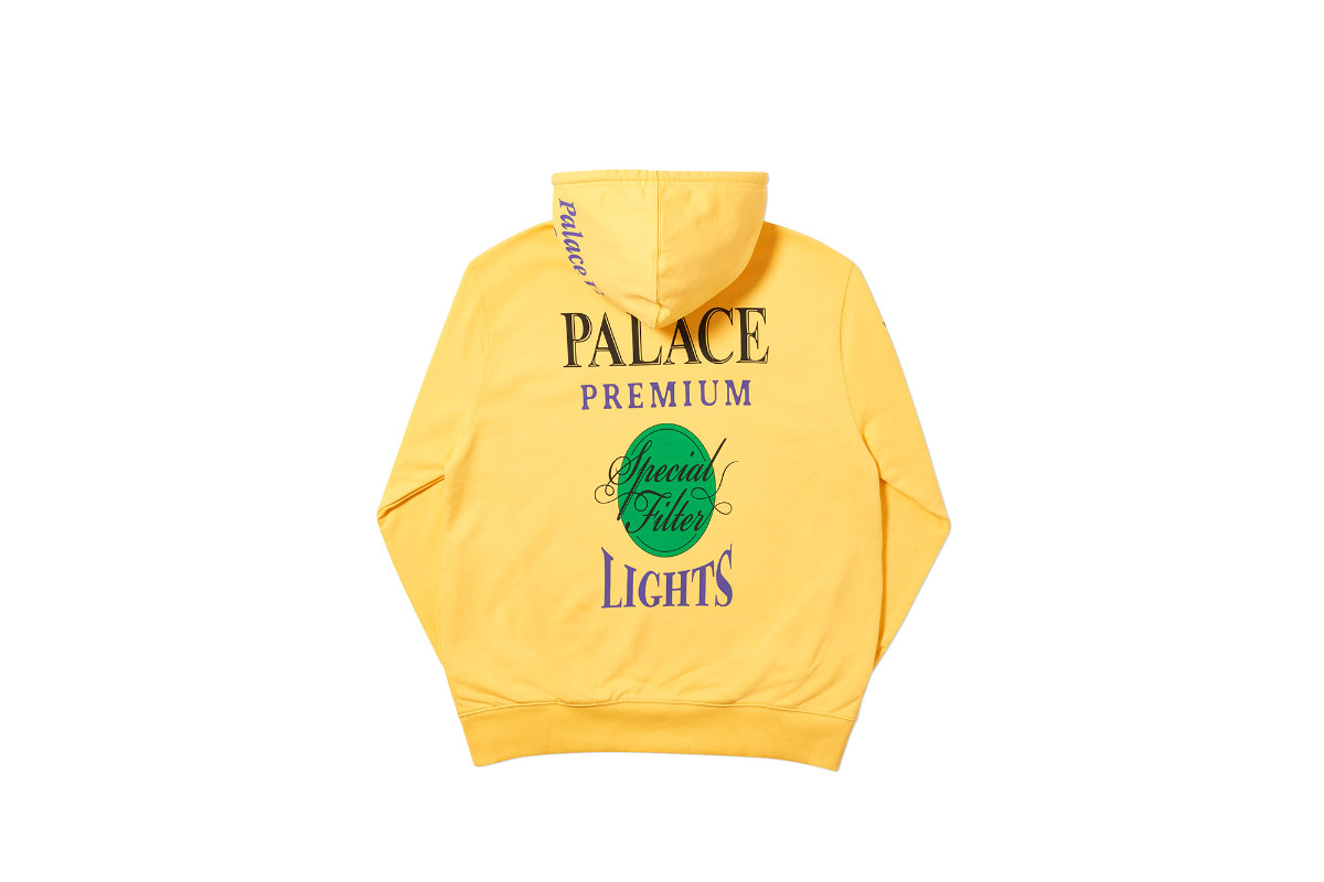 Palace 2019 Autumn Hood Blender yellow back