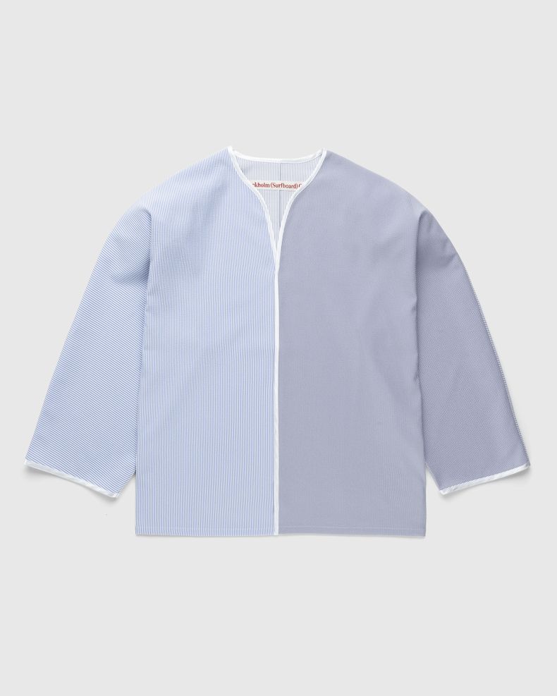 Seersucker Tunic Blue