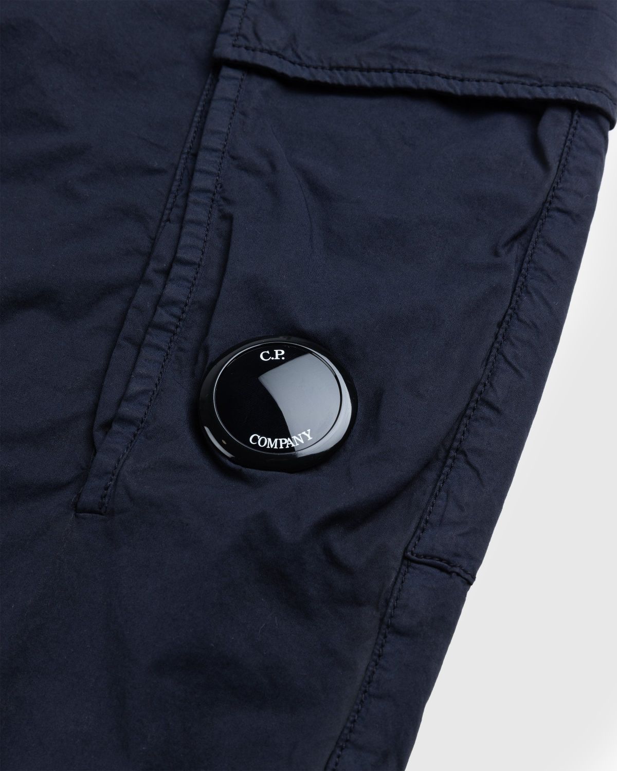 C.P. Company – Twill Stretch Cargo Pants Total Eclipse Blue - Pants - Blue - Image 4