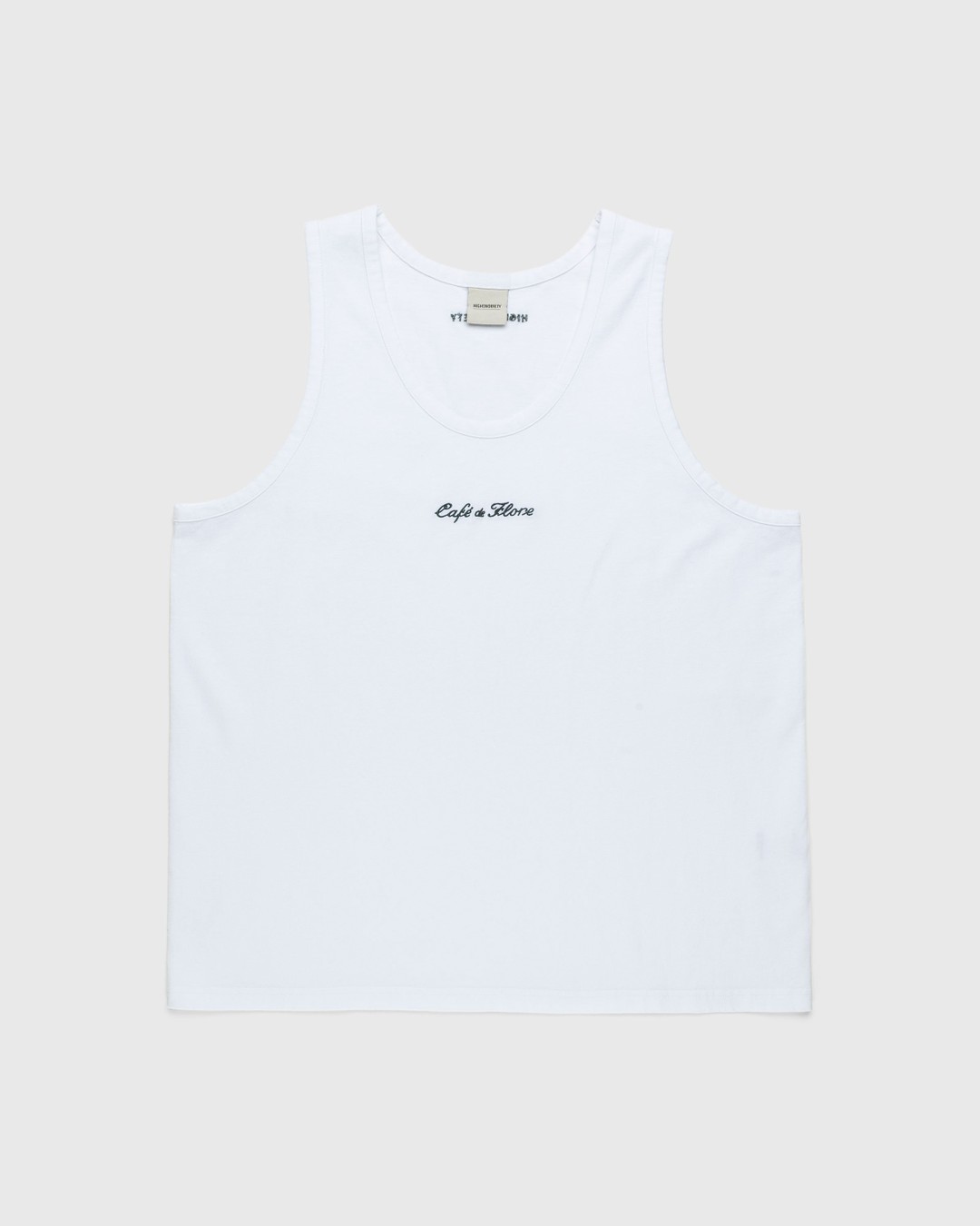 Café de Flore x Highsnobiety – Tank Top White - Tank Tops - White - Image 1
