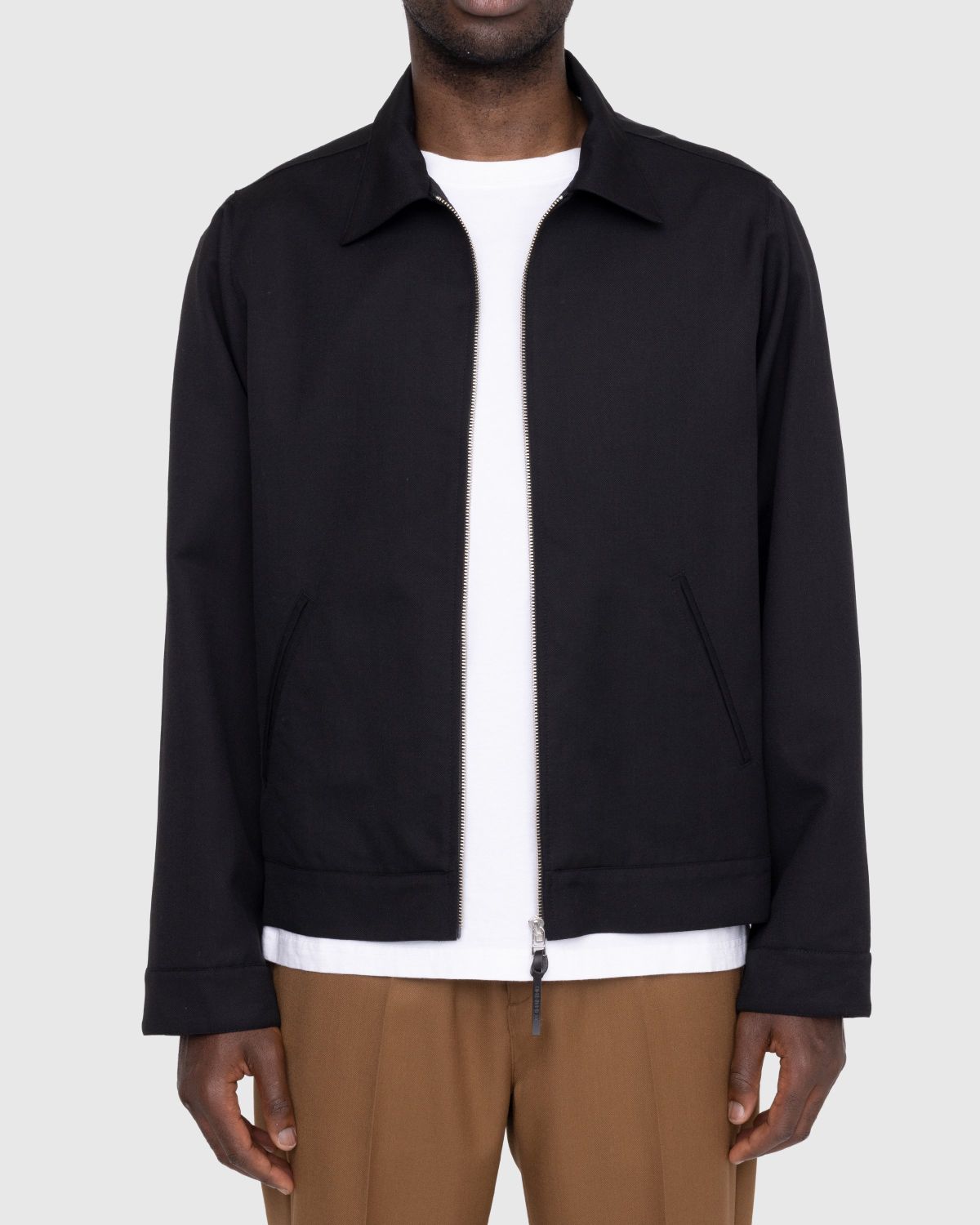 Highsnobiety – Wool Blend Garage Jacket Black - Outerwear - Black - Image 3
