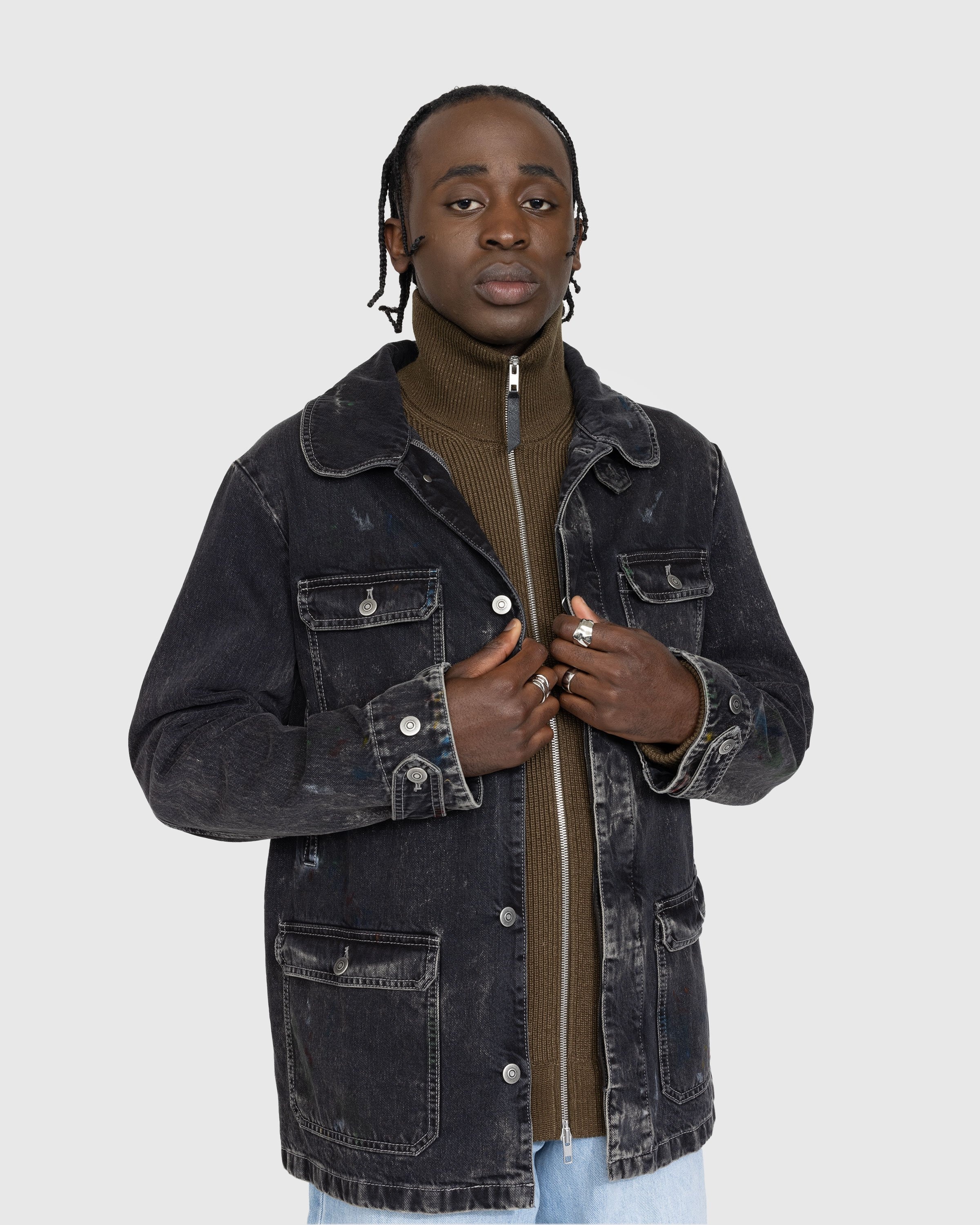 Maison Margiela – Denim Jacket Black | Highsnobiety Shop