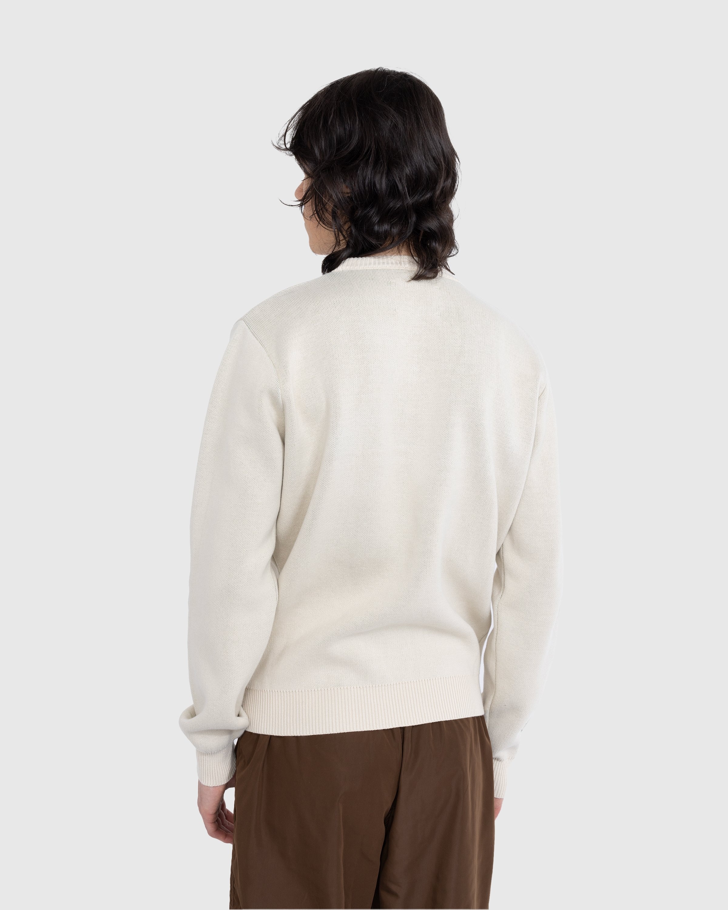 Highsnobiety – Not in Paris 5 Knitted Sweater - Sweats - Beige - Image 3