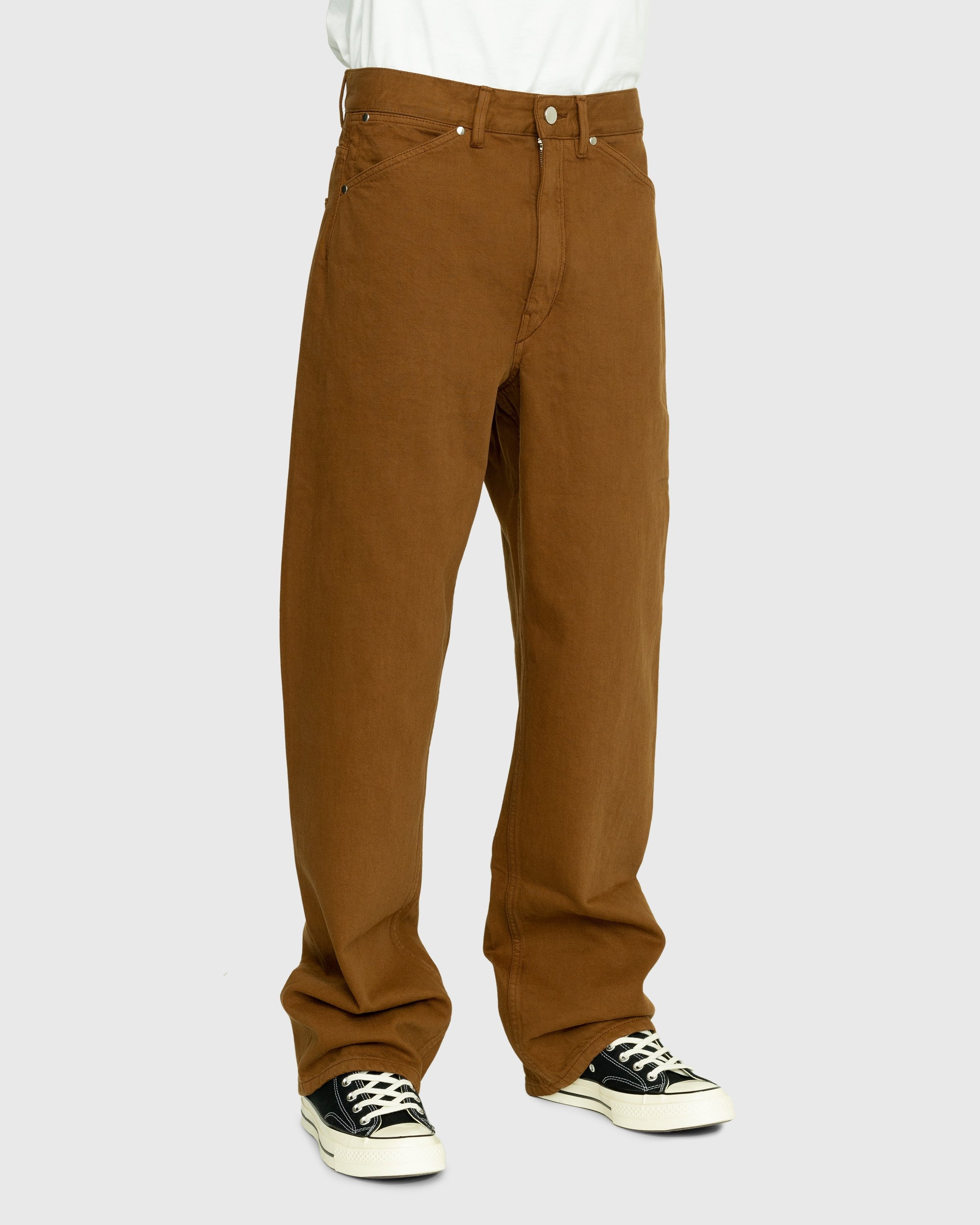 Lemaire – Seamless Jeans Brown - Pants - Brown - Image 5