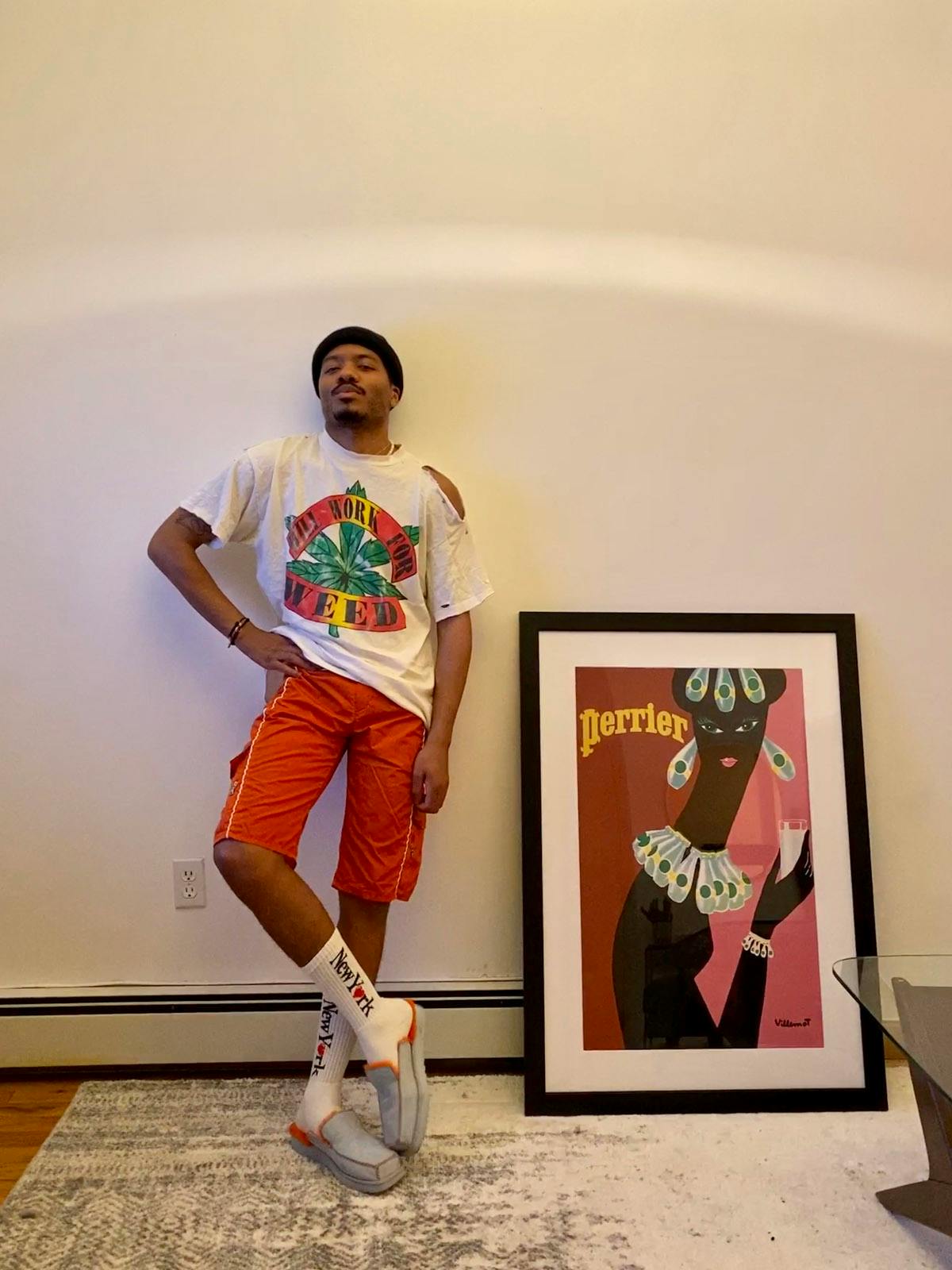 Corey Stokes poses for a photograph