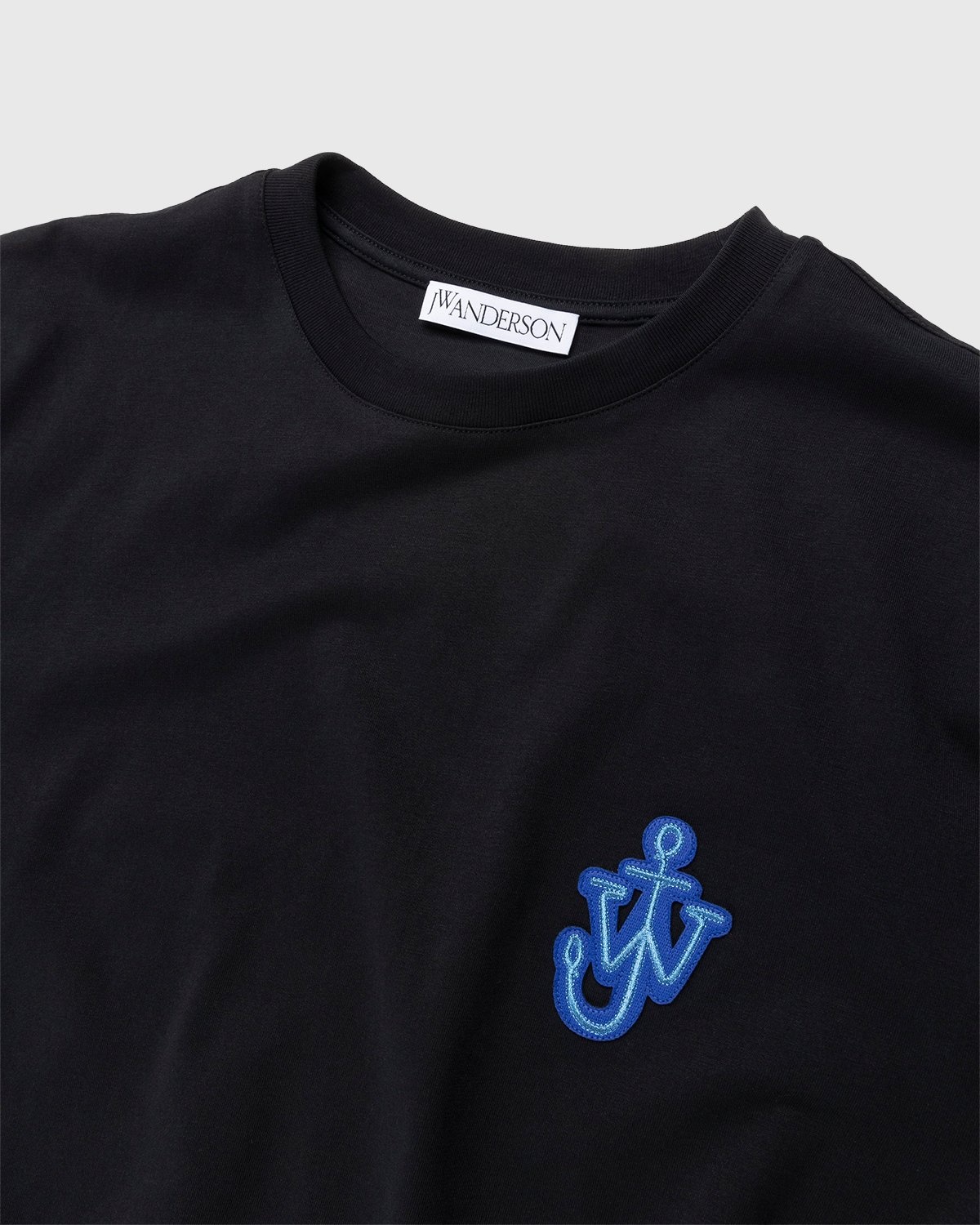 J.W. Anderson – Anchor Patch T-Shirt Black - Tops - Black - Image 3