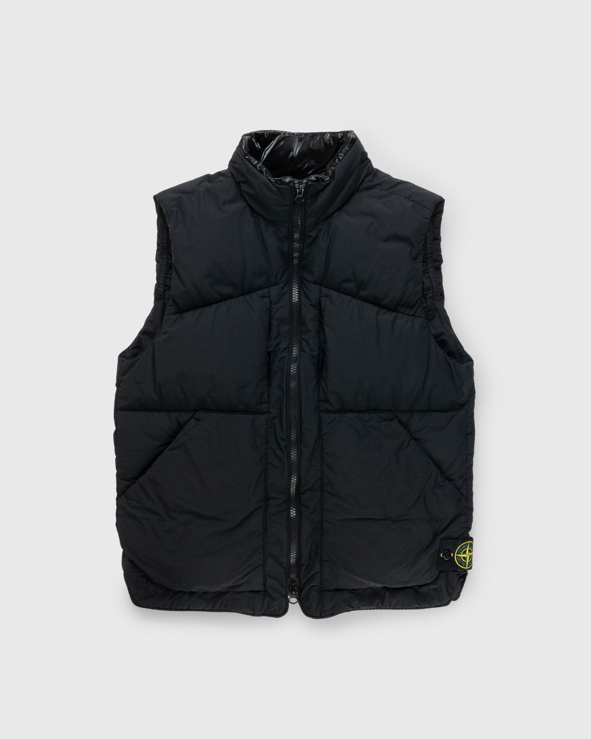 Stone Island – Naslan Light Watro Down Vest Black - Vests - Black - Image 1