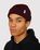 Highsnobiety – Staples Beanie Burgundy - Hats - Red - Image 3