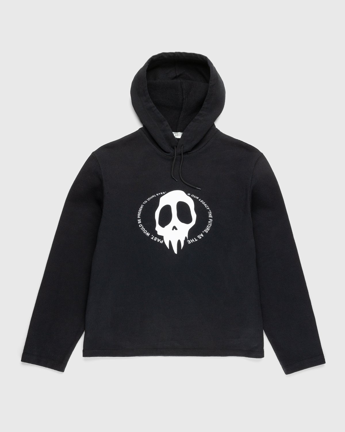 Our Legacy – Maverick Skull Loose Hoodie Black - Sweats - Black - Image 1