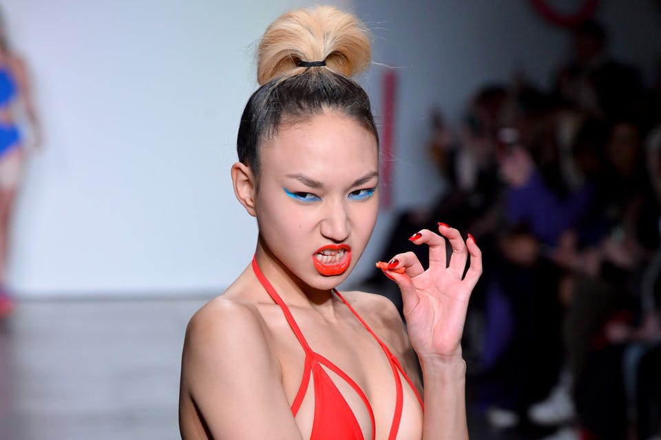 chromat nyfw cheetos Fw18 runway