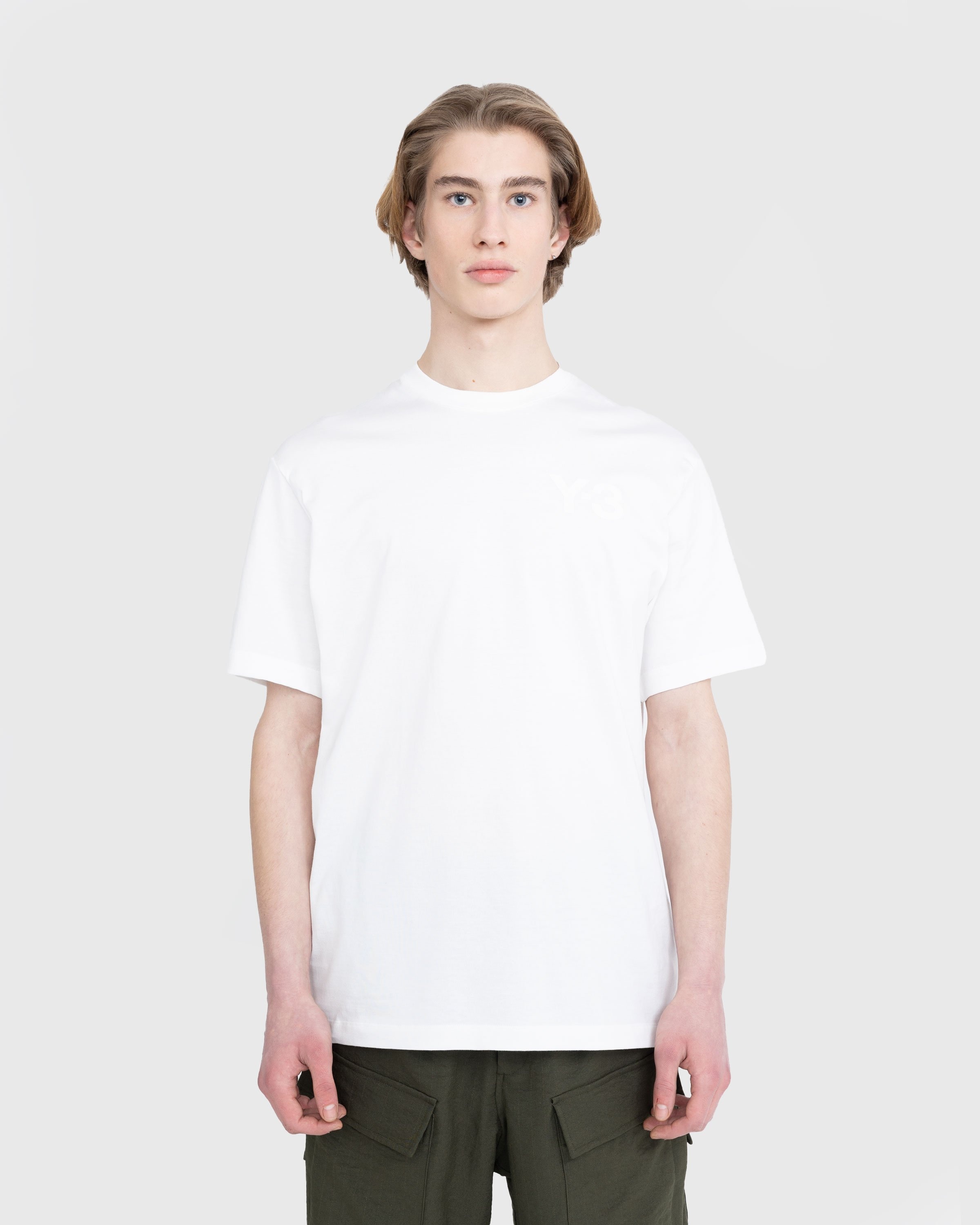 Y-3 – CL C T-Shirt - Tops - White - Image 2