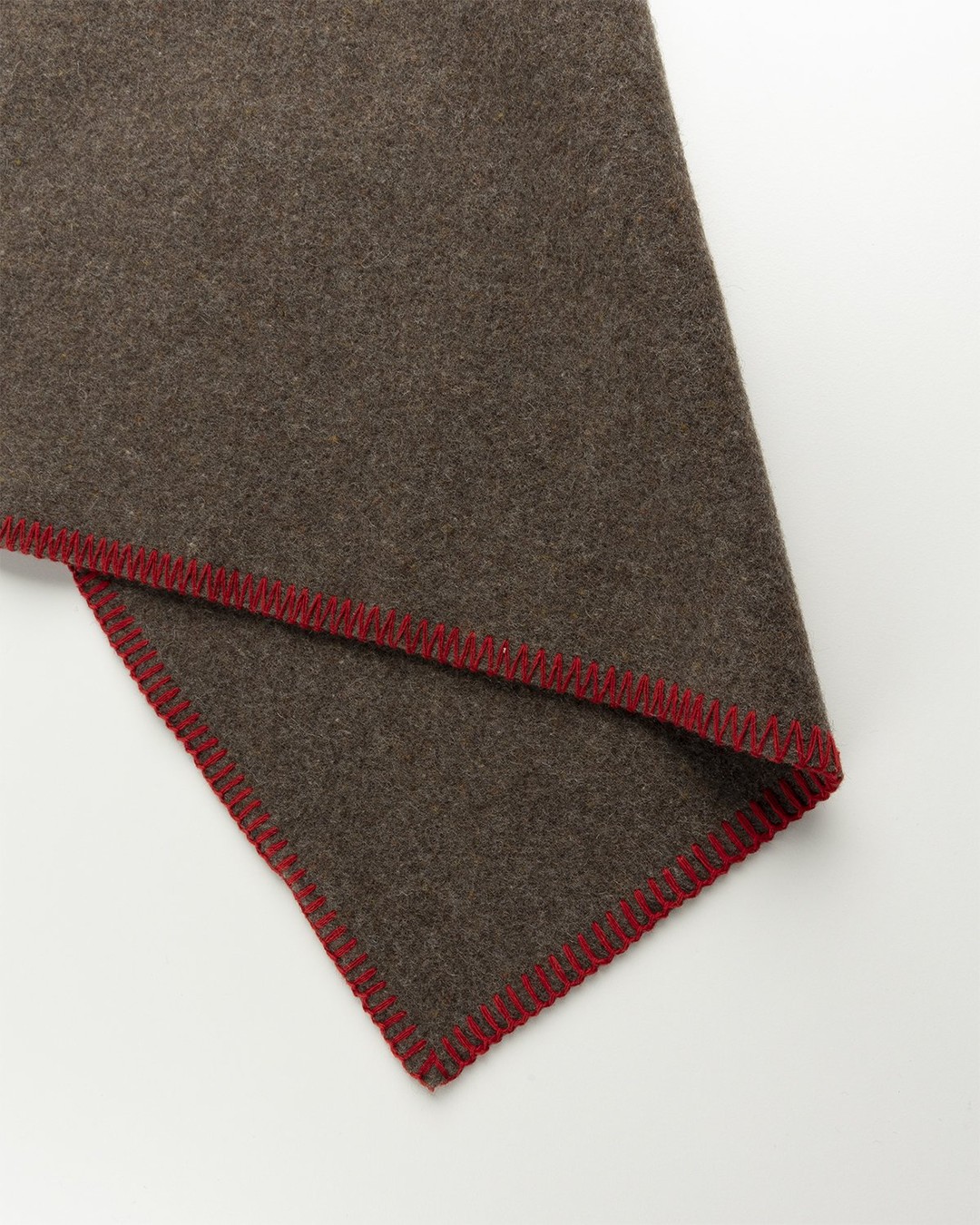 Woolrich – Recycled Wool Blanket Cape Brown - Outerwear - Brown - Image 6