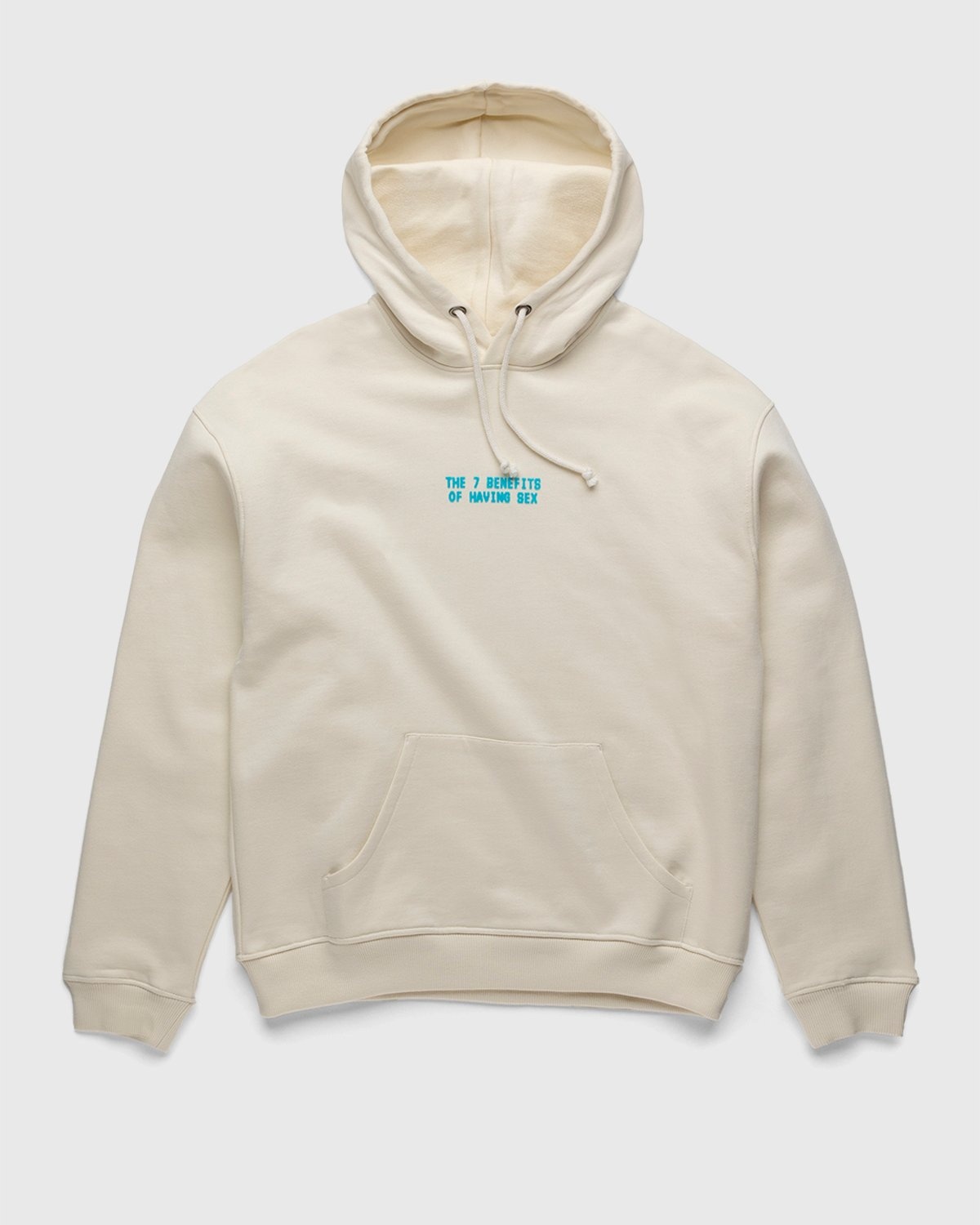 Carne Bollente – 7 Sex Benefits Hoodie Cream - Sweats - Beige - Image 2