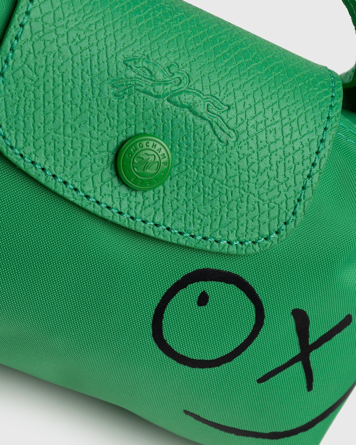 Longchamp x André Saraiva – Le Pliage André Pouch Green - Bags - Green - Image 5