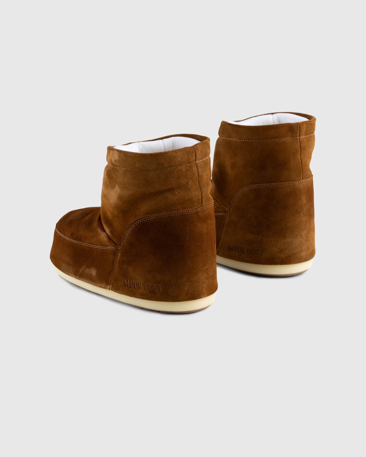 Moon Boot – Icon Low No Lace Boots Tan Suede | Highsnobiety Shop