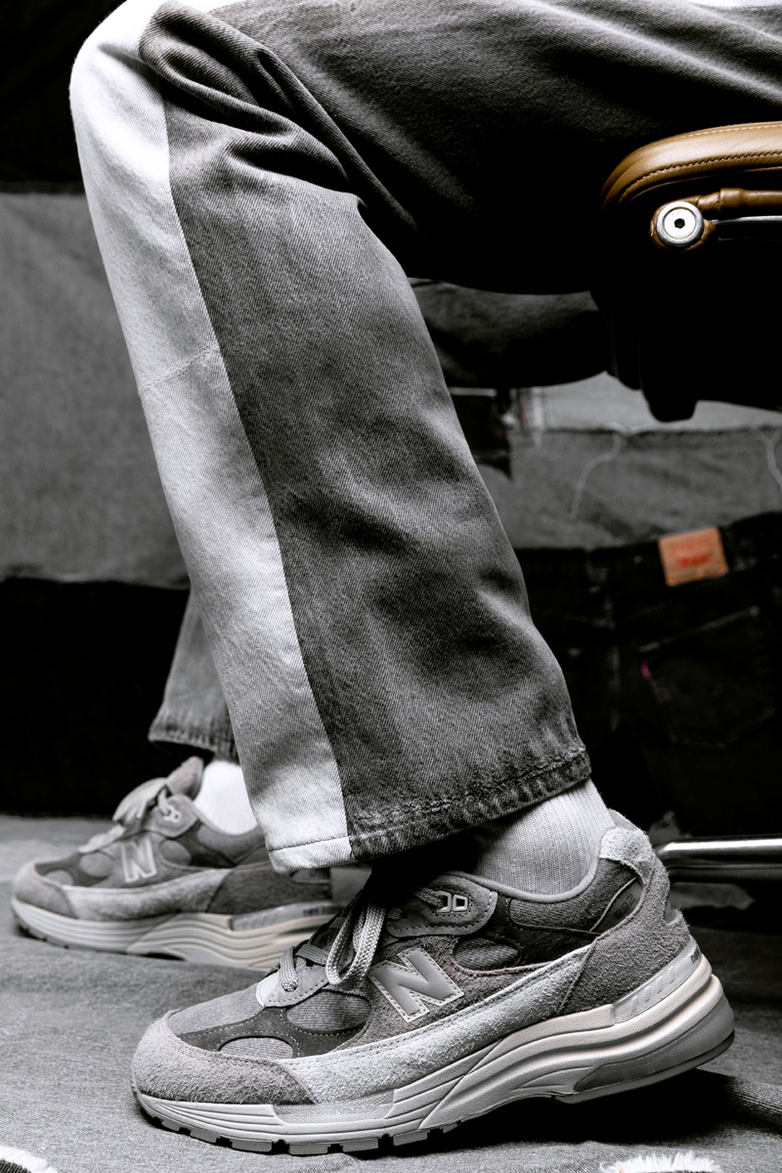 Levi's x New Balance 992 Sneaker, Trucker Jacket, Jeans