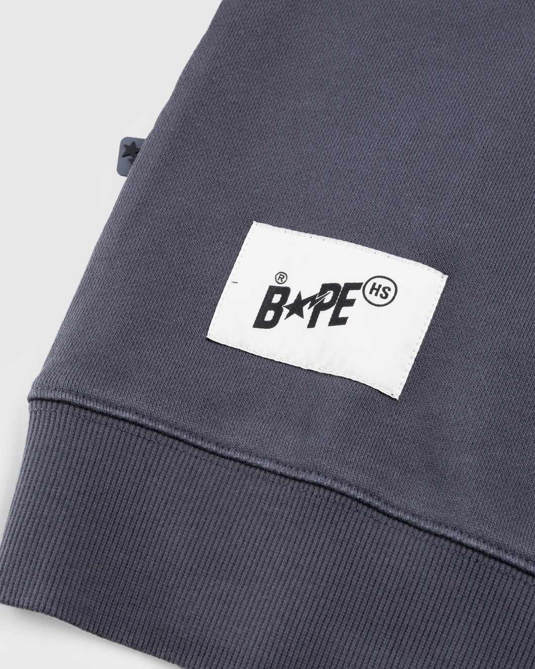 BAPE x Highsnobiety – Heavy Washed Crewneck Charcoal - Sweats - Grey - Image 7