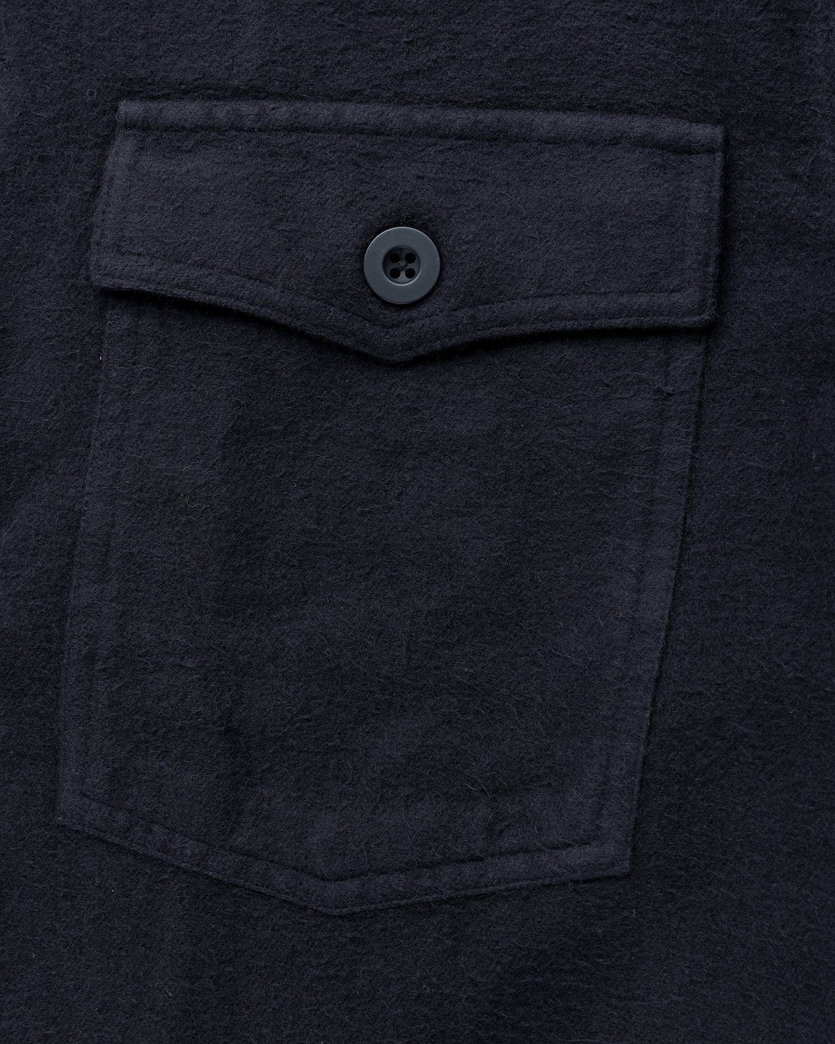 Our Legacy – Evening Coach Jacket Black Brushed - Overshirt - Black - Image 5
